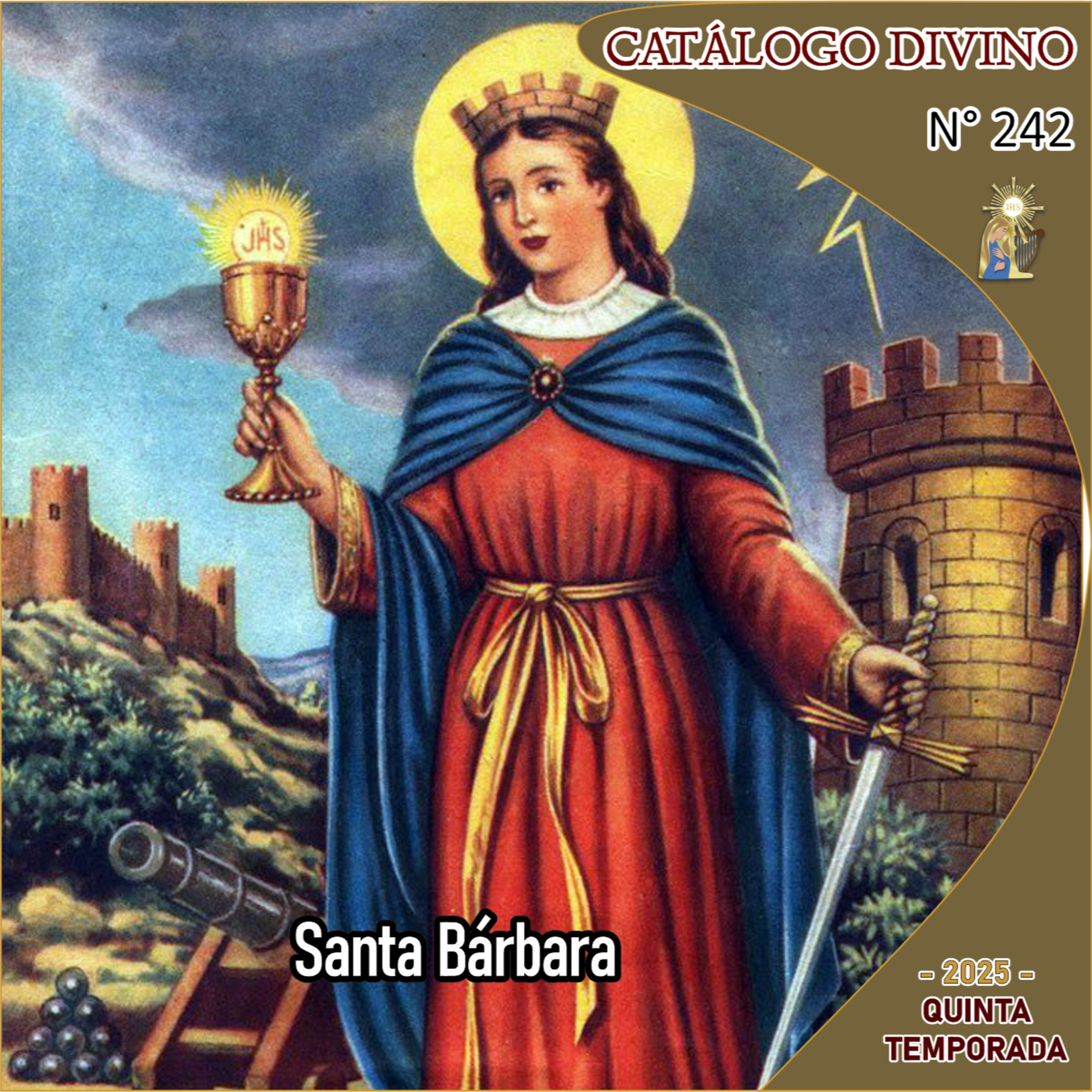 Santo del día | Santa Bárbara: 4 de diciembre - Catálogo Divino 2025 - Episodio 242 episode artwork