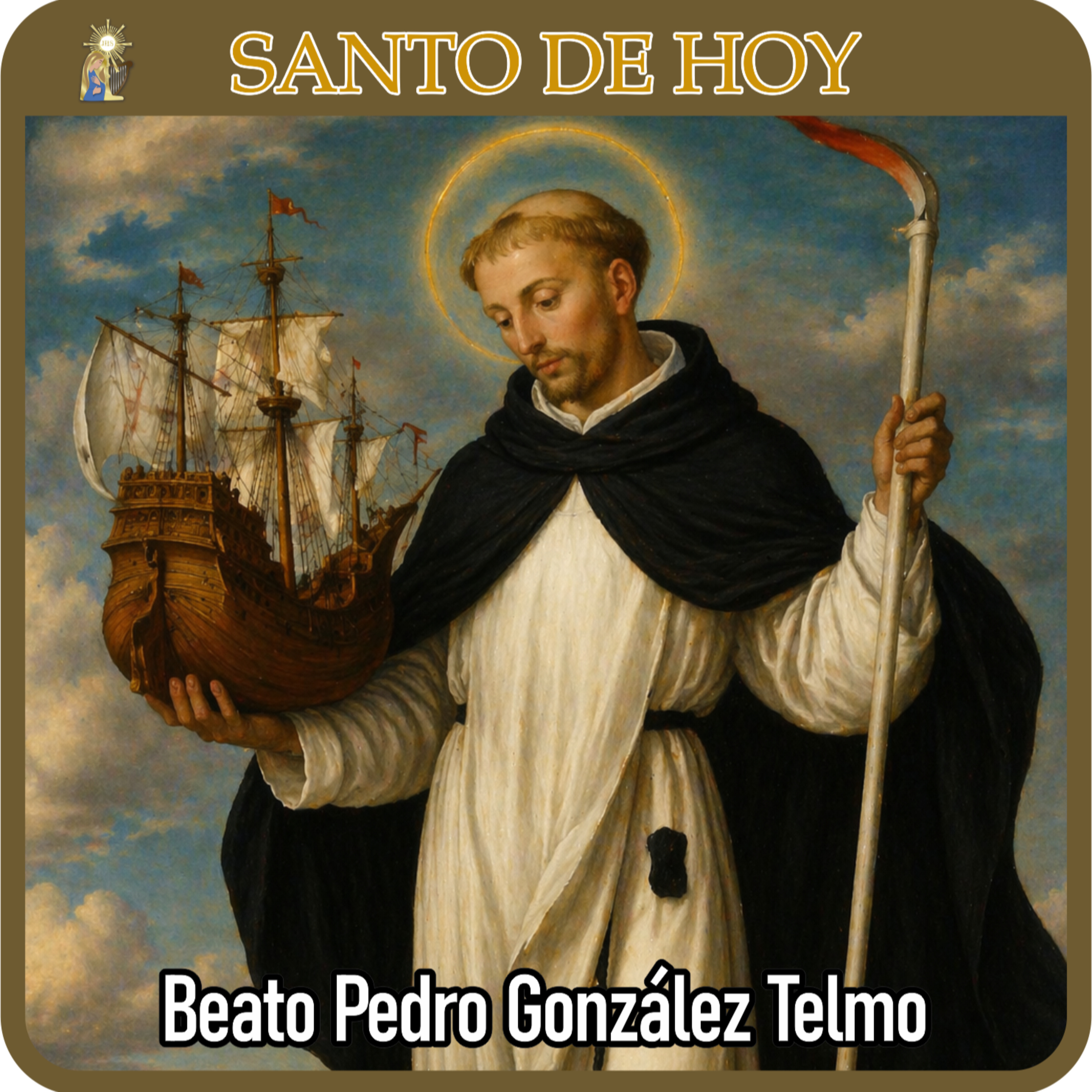 62 | Santo de hoy – Beato Pedro González Telmo | 14 de abril | Catálogo Divino episode artwork