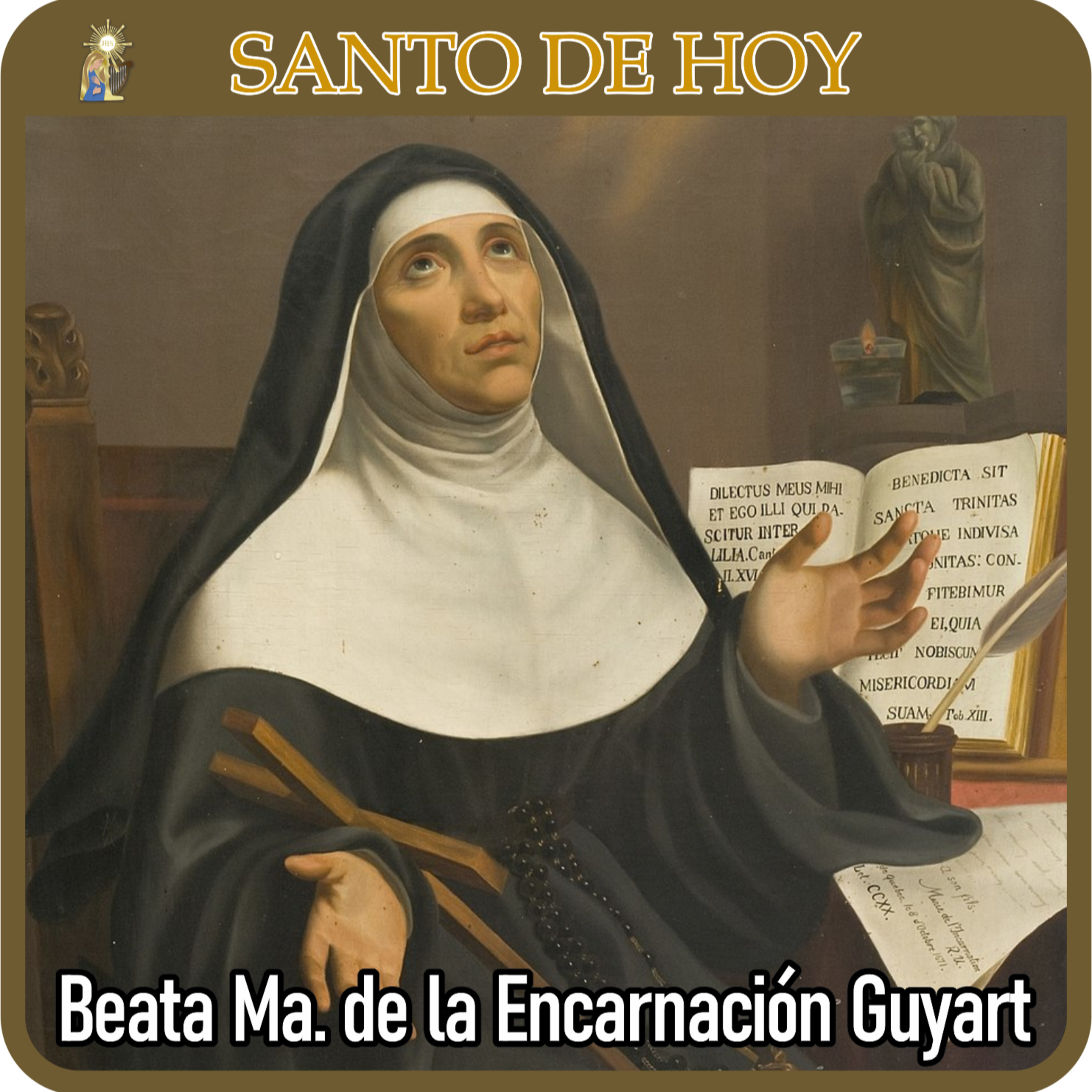 74 | Santo de hoy – Santa María de la Encarnación Guyart | 30 de abril | Catálogo Divino episode artwork