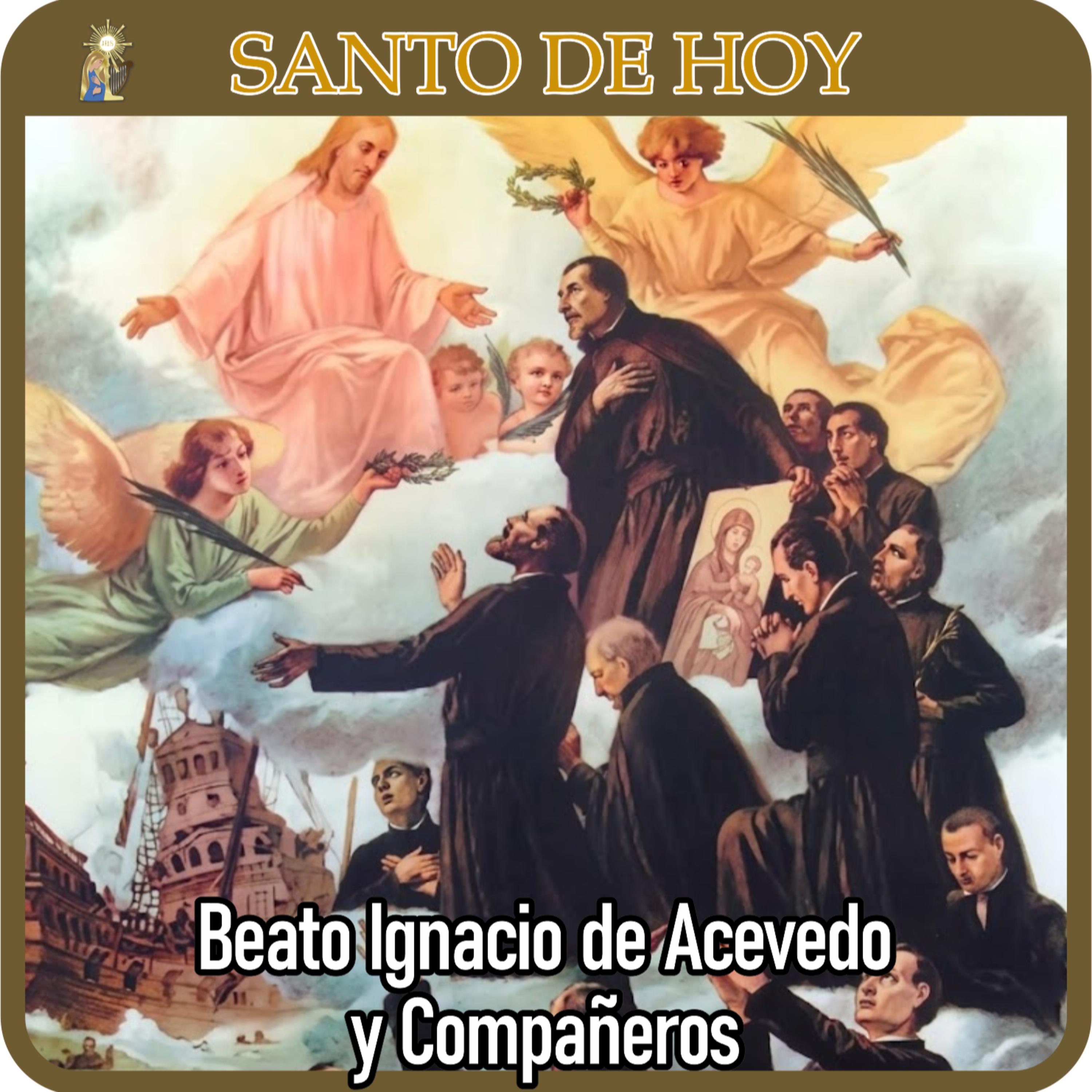 128 | Santo de hoy – Beatos Ignacio de Acevedo y 39 Compañeros Mártires | 15 de julio | Catálogo Divino episode artwork