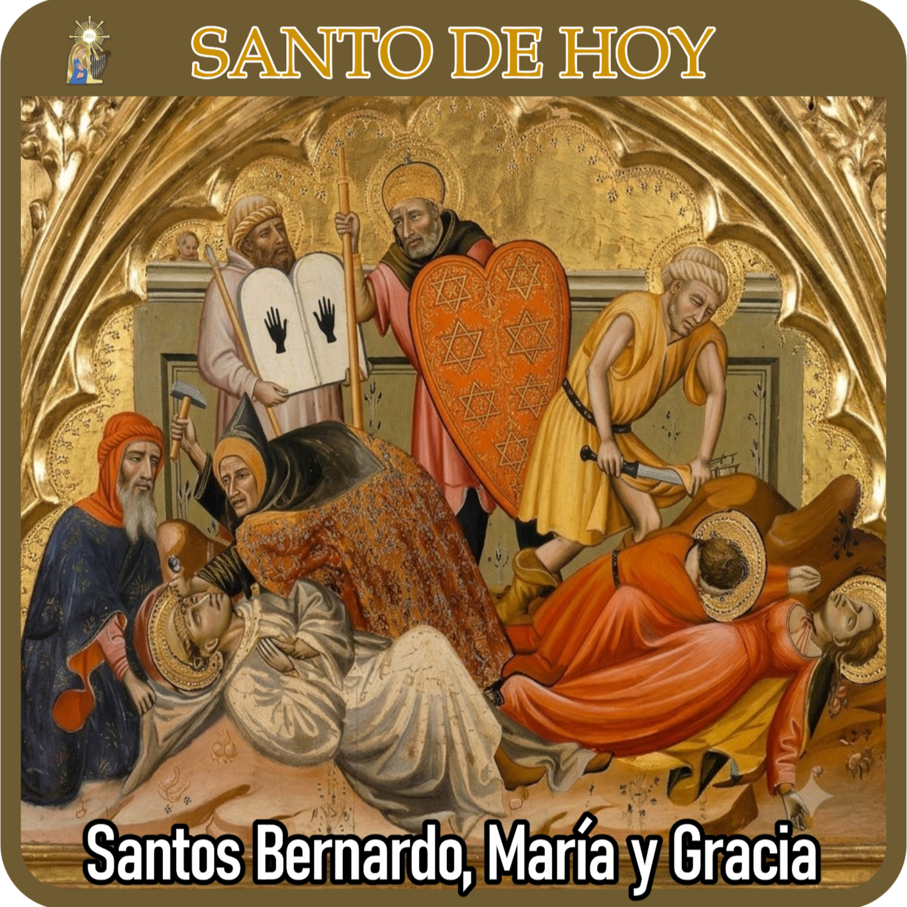 155 | Santo de hoy – Santos Bernardo, María y Gracia, mártires | 21 de agosto | Catálogo Divino episode artwork