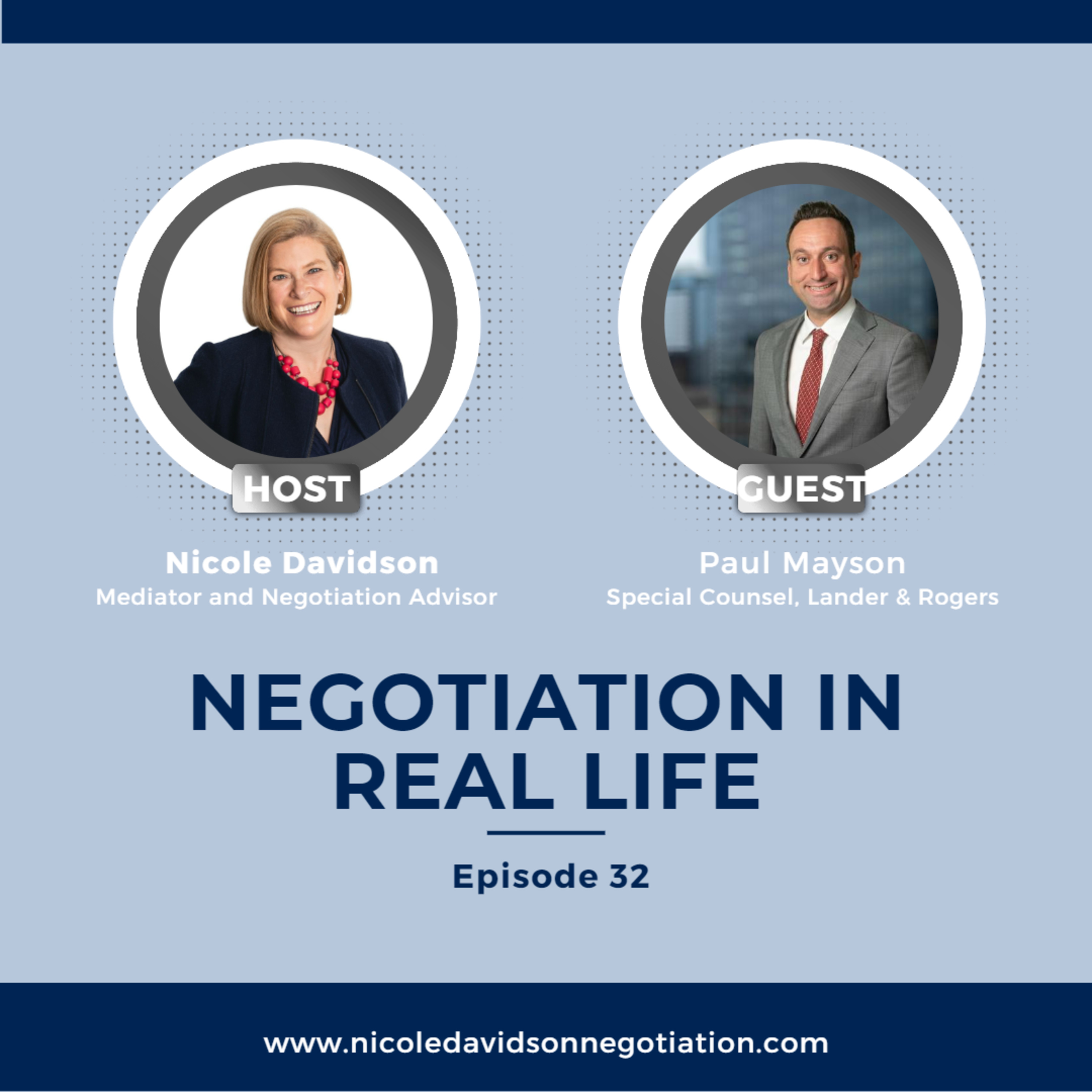 Negotiation in Real Life