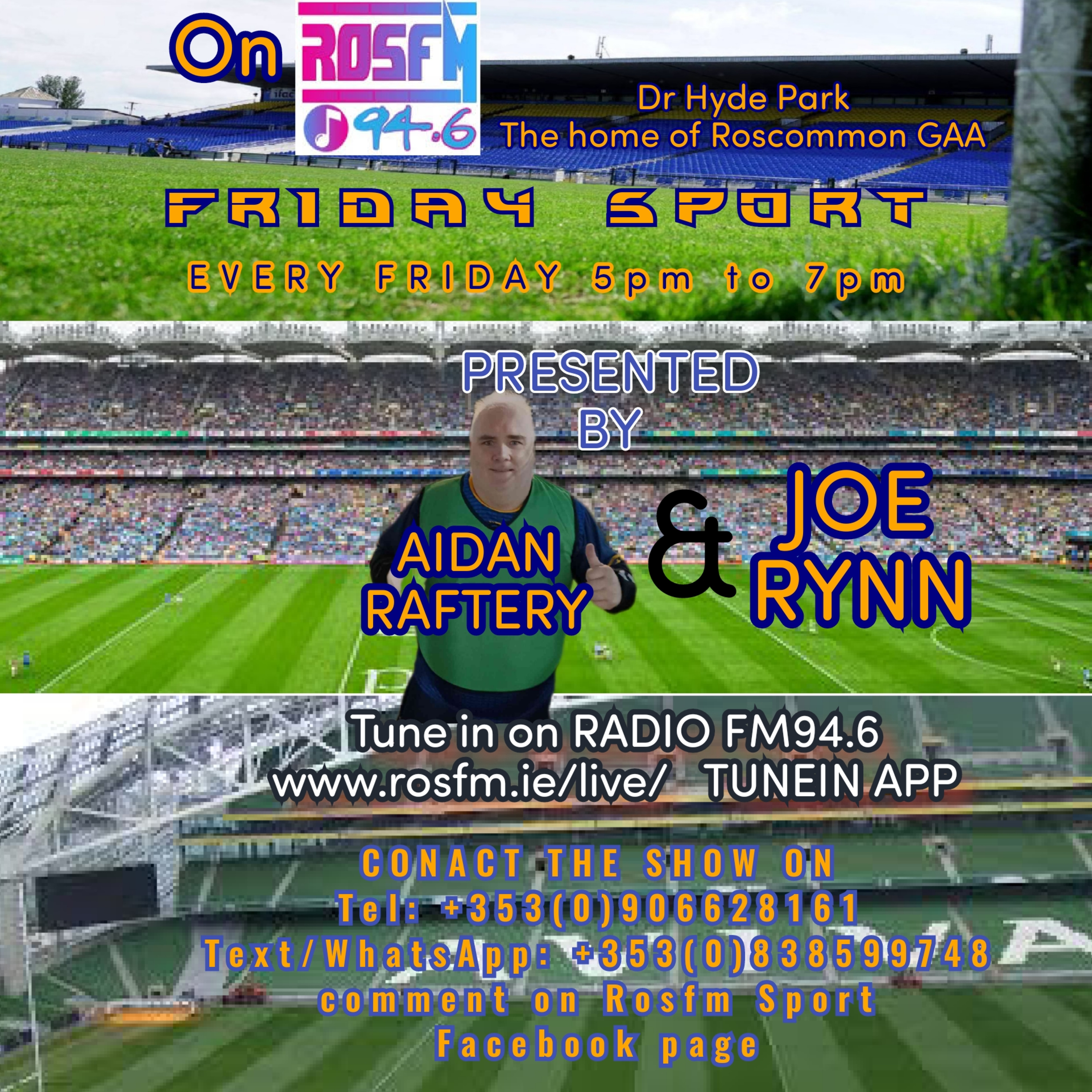 Friday Sport with Aidan Raftery 31/01/25 episode artwork