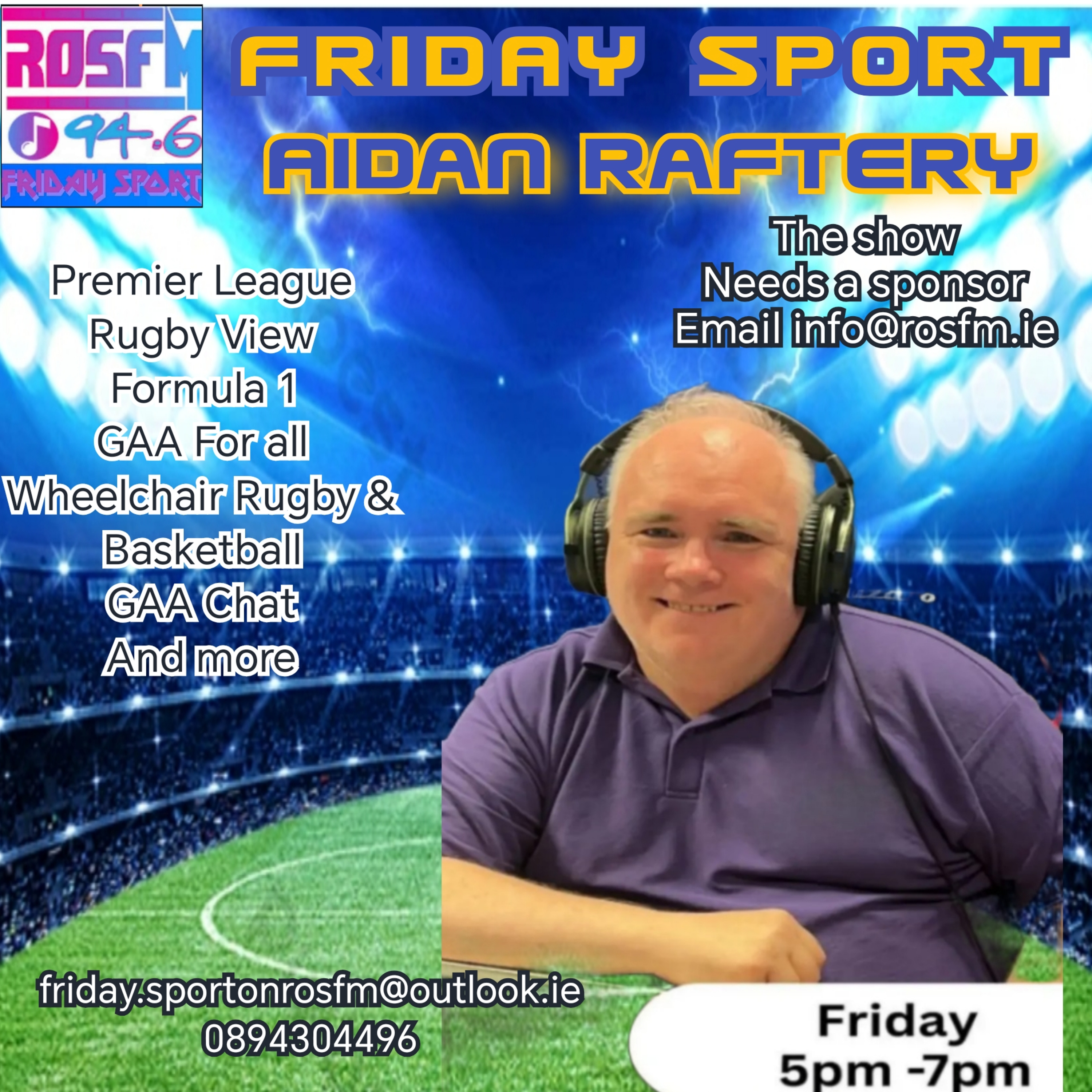 Friday Sport with Aidan Raftery 19/12/25 episode artwork