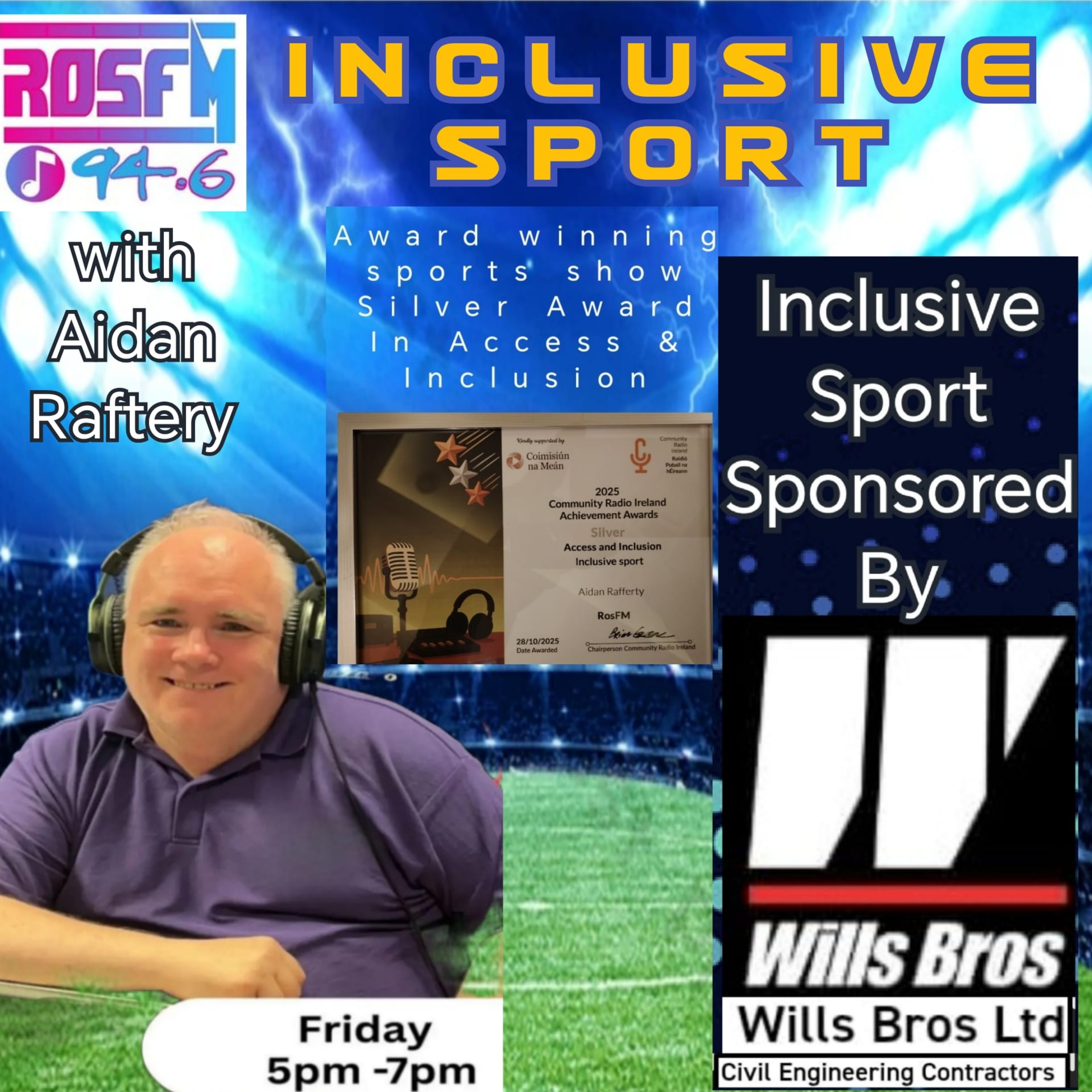Inclusive Sport with Aidan Raftery 20/02/26 episode artwork