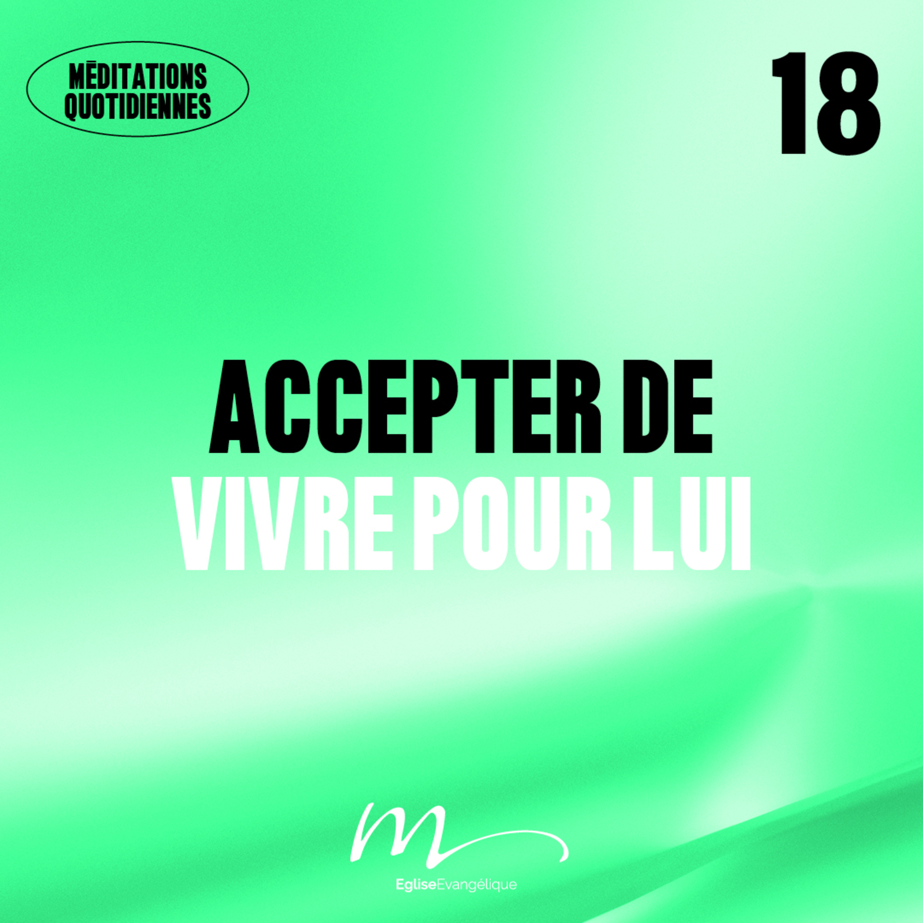 Accepter de vivre pour lui - Adore Méditation 18 - Romains 8.18-25 - Jean-Pierre Civelli - Eglise M episode artwork