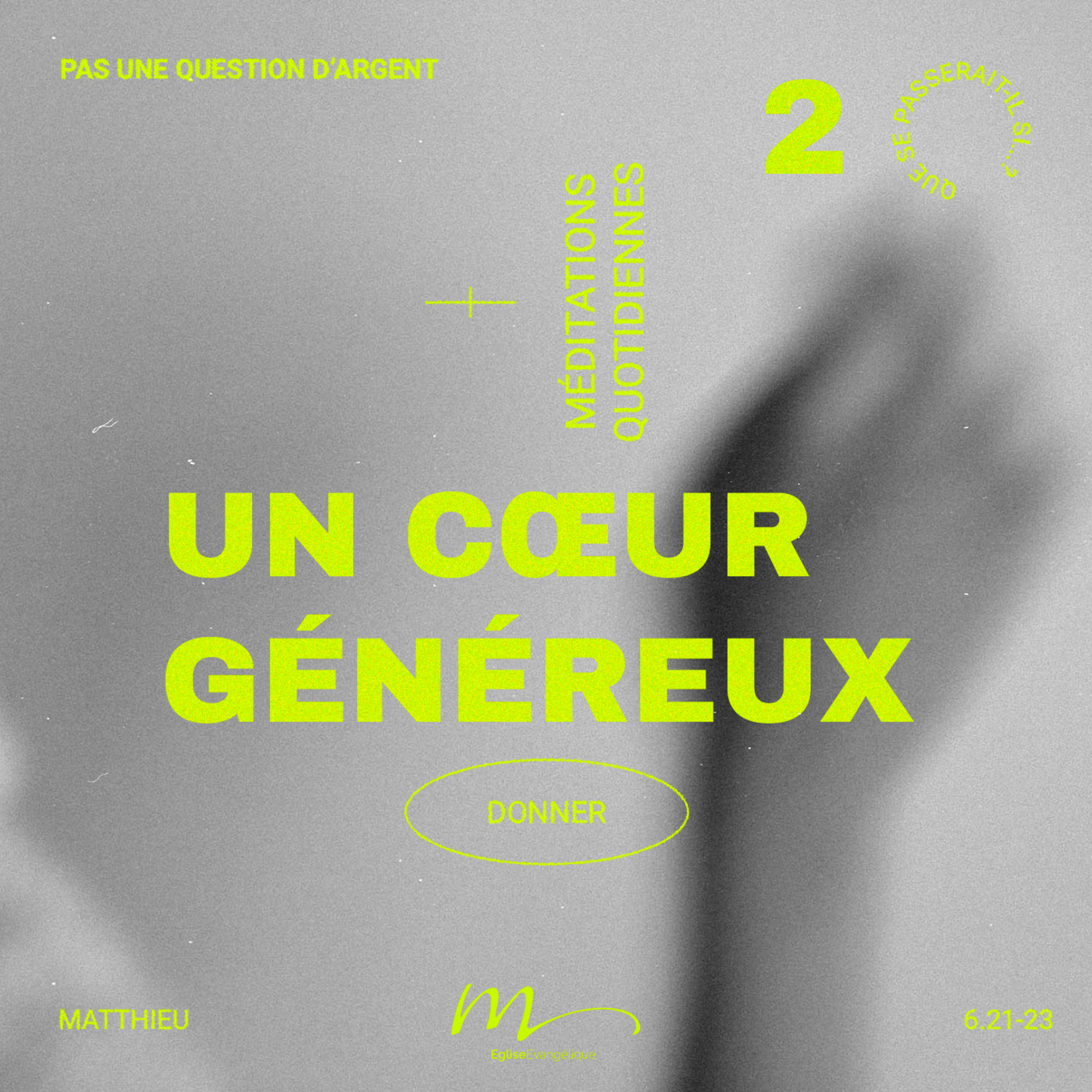 Un cœur généreux - Donner Méditation 2 - 2 Corinthiens 9.7 - Jérémie Chamard episode artwork