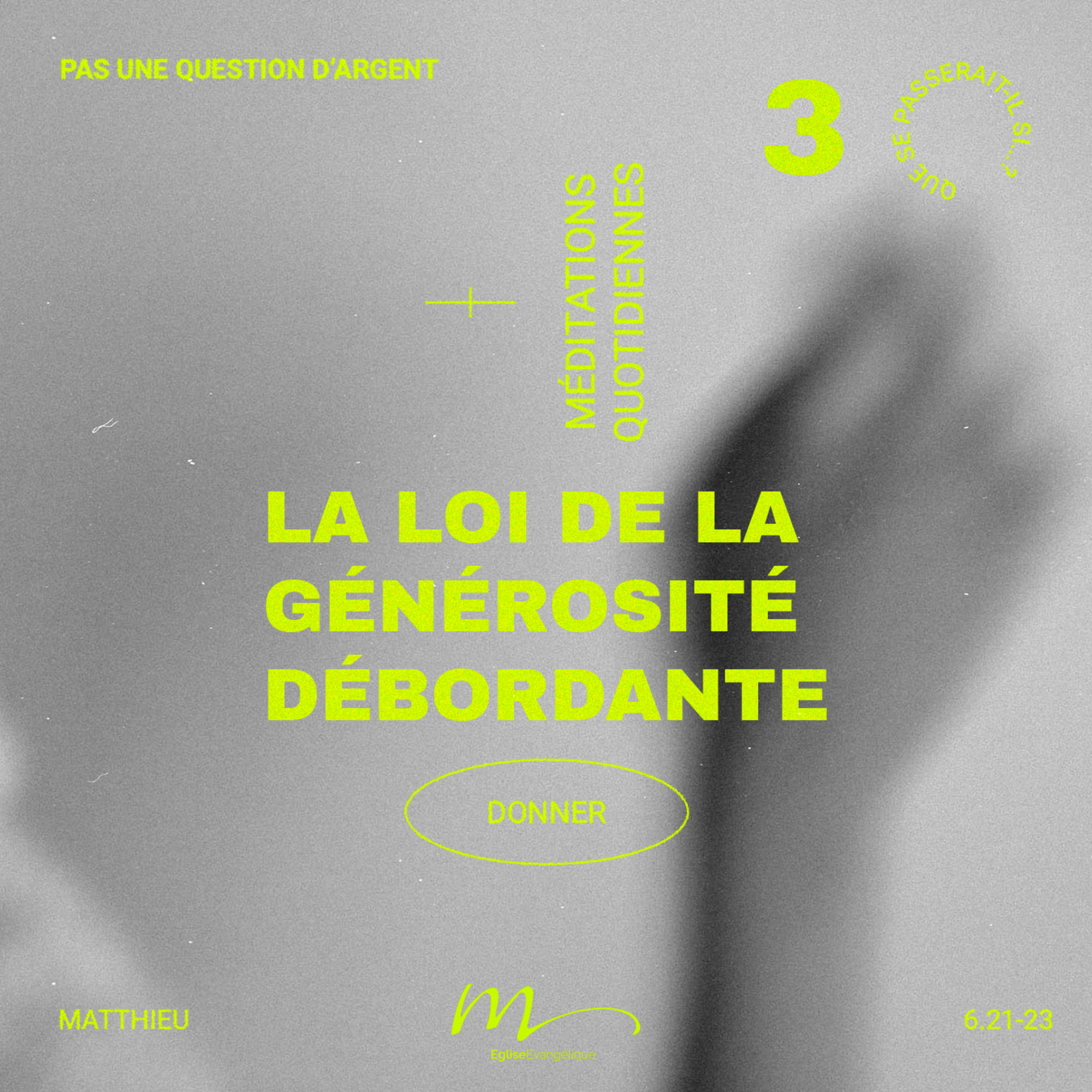 La loi de la générosité débordante - Donner Méditation 3 - Luc 6.38 - Jérémie Chamard episode artwork