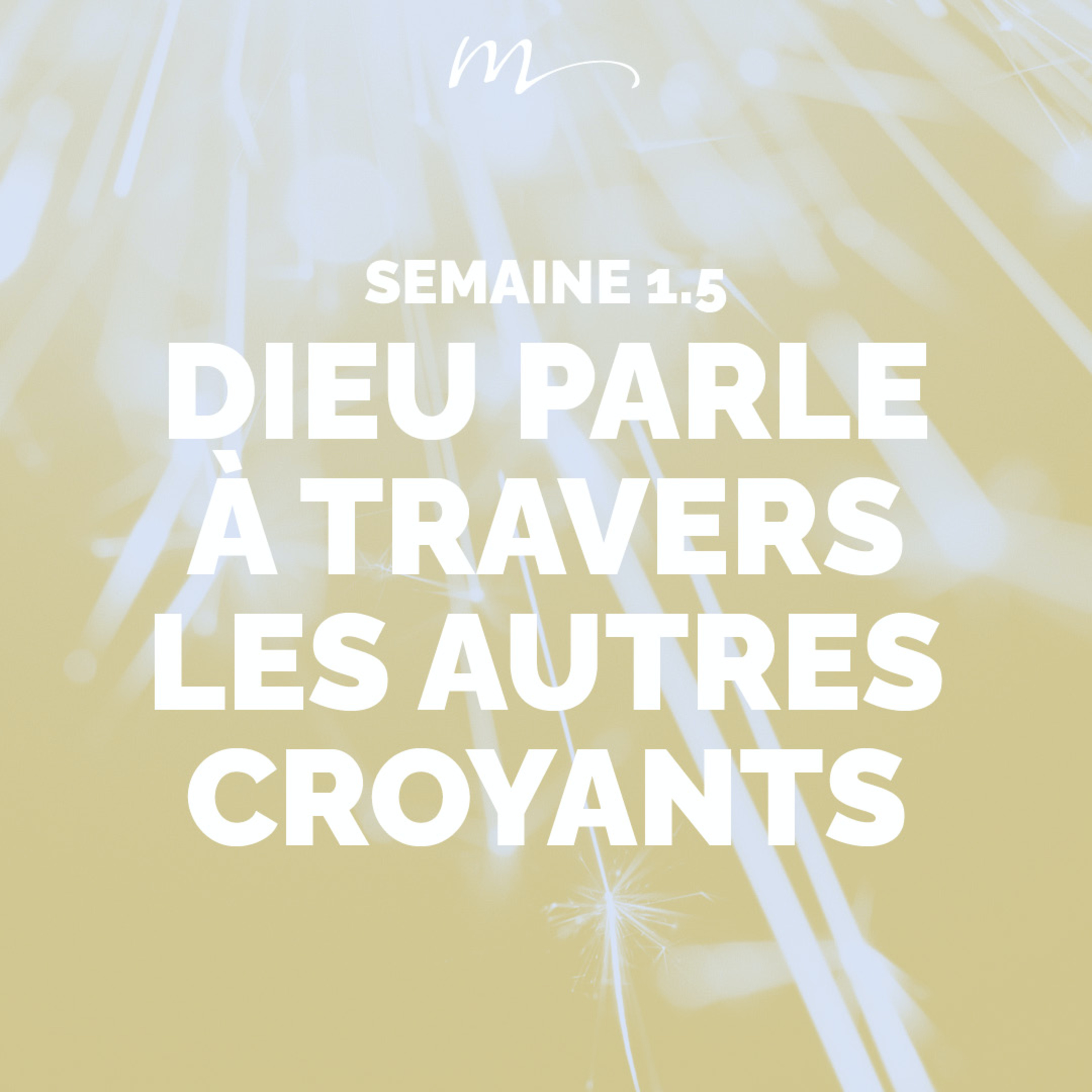 Dieu parle à travers les autres croyants - Écoute ! Méditation 5 - 1 Pierre 2.5 - Jérémie Chamard - Eglise M episode artwork