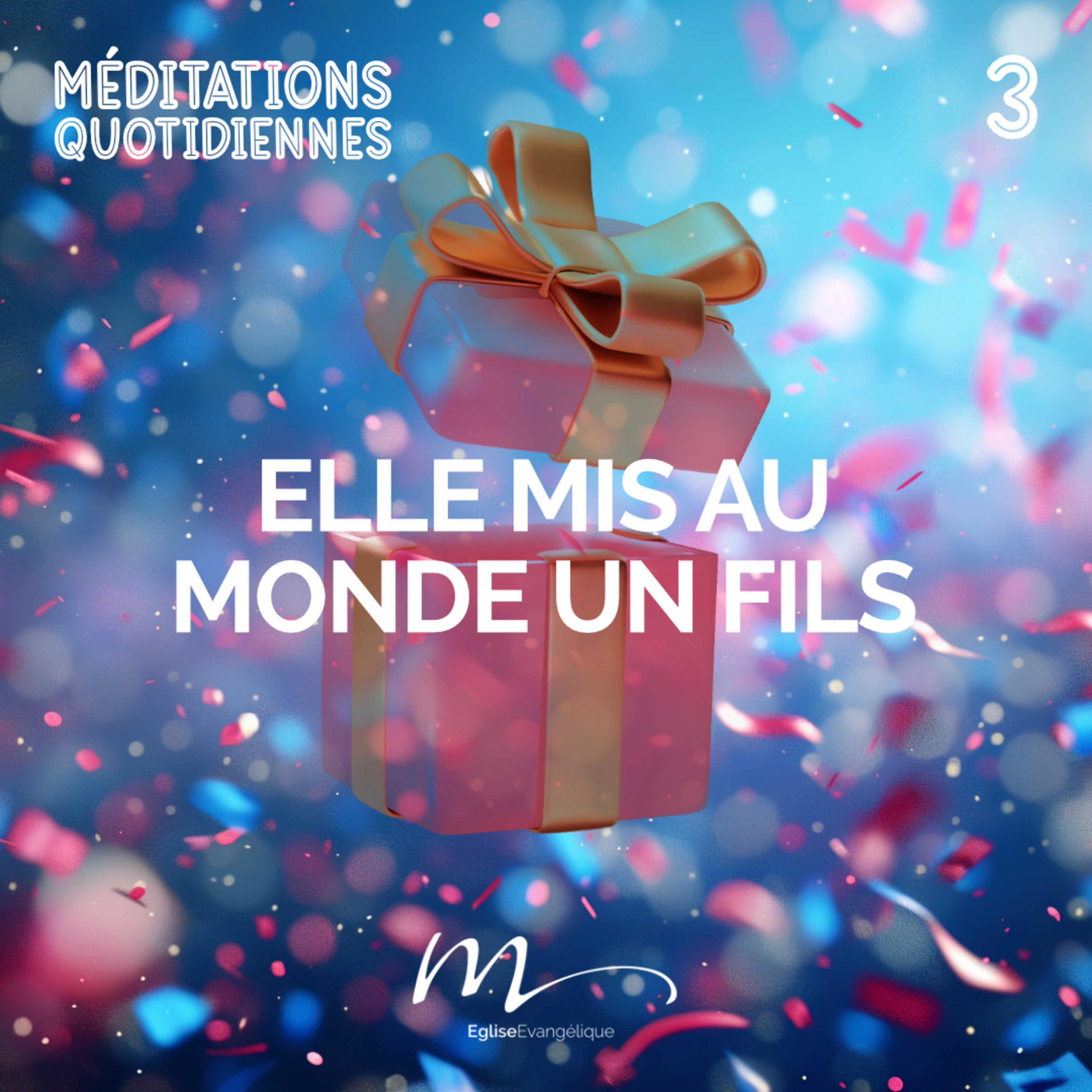Elle mit au monde un Fils - Noël, un Cadeau ? Méditation 3 - Luc 2.6-14 - Jéma Taboyan - Eglise M episode artwork
