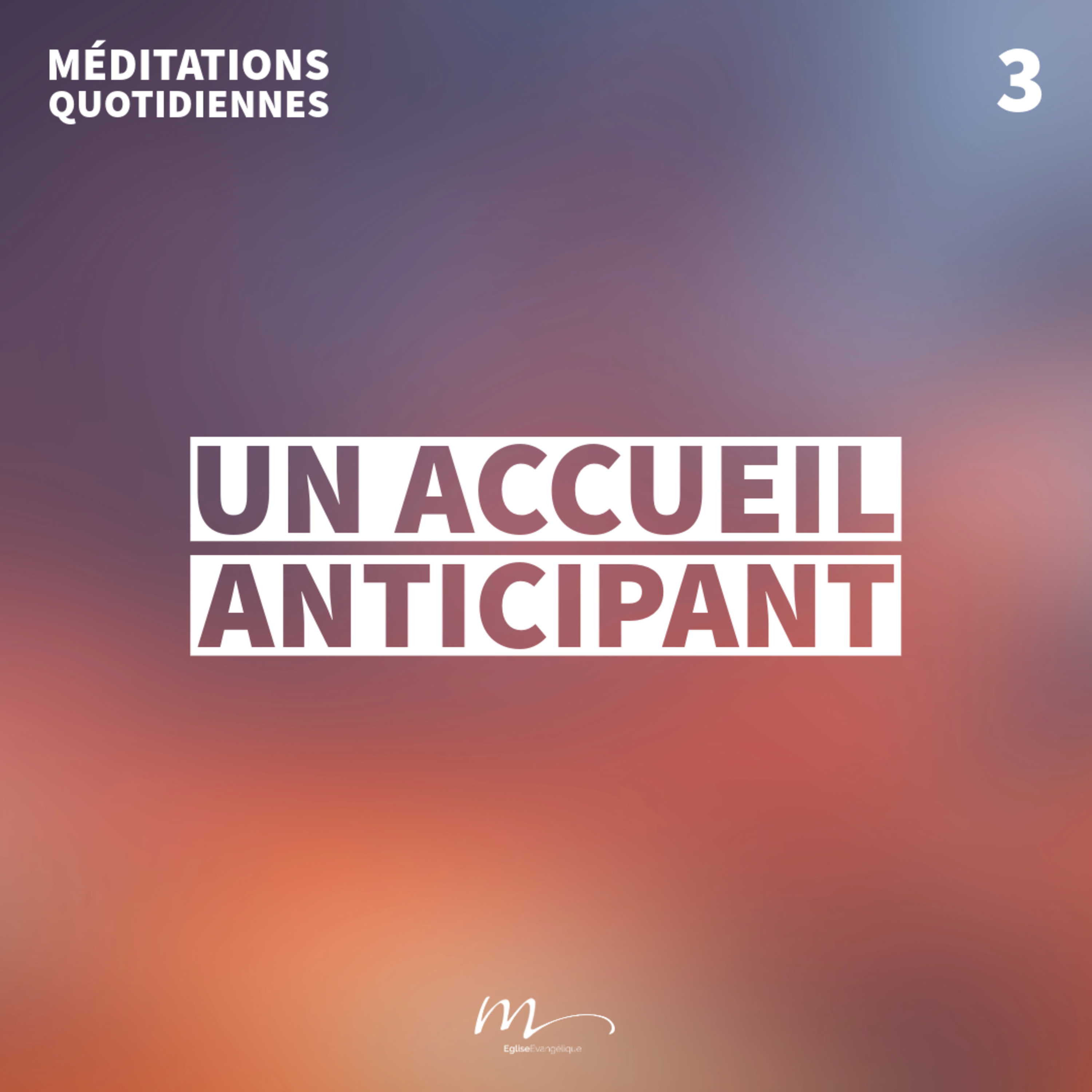 Un accueil anticipant - Un Cœur Ouvert Méditation 3 - Romains 5.8 - Jean-Pierre Civelli - Eglise M episode artwork
