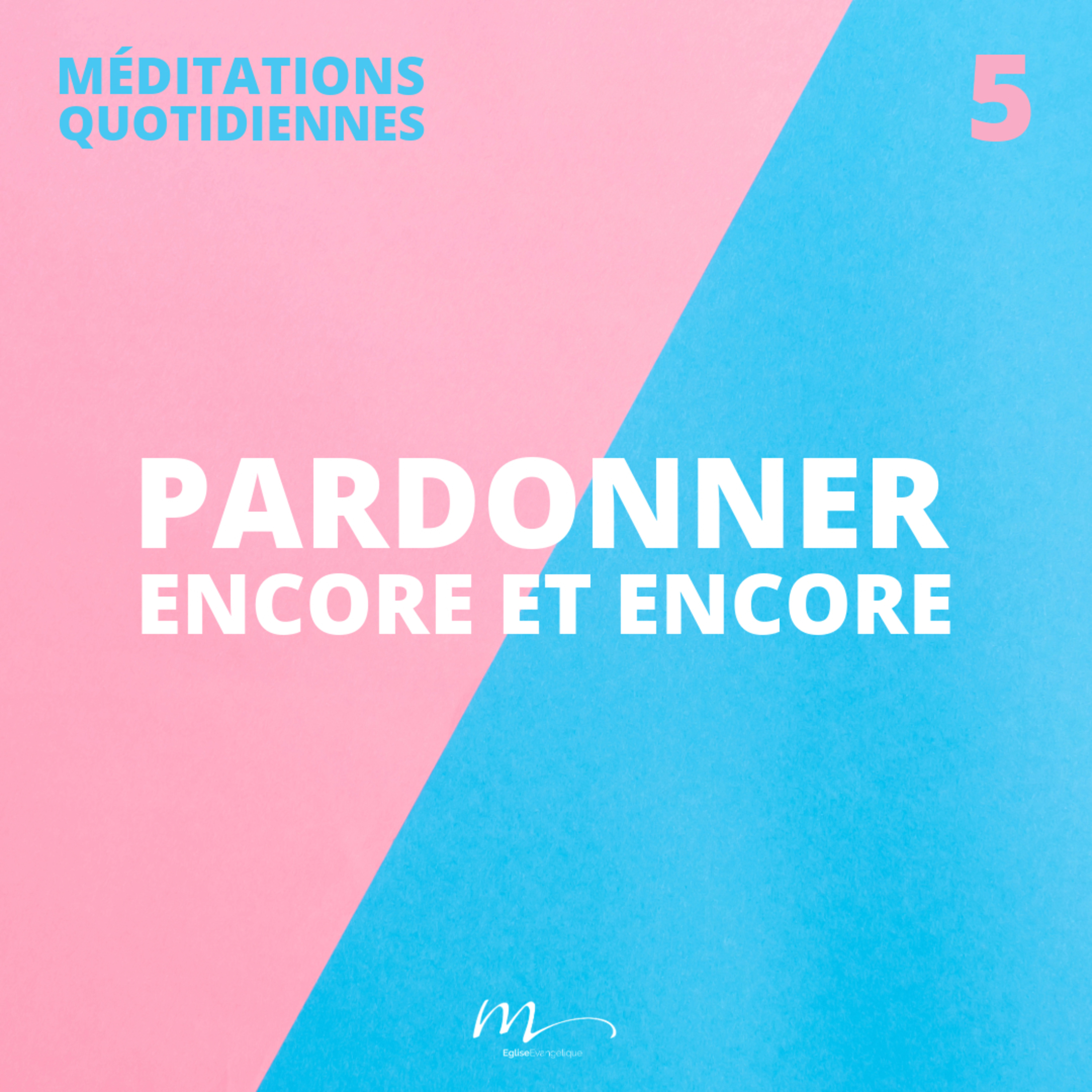 Pardonner encore et encore - 50/50 Méditation 5 - Matthieu 18.21-22 - Jérémie Chamard - Eglise M episode artwork