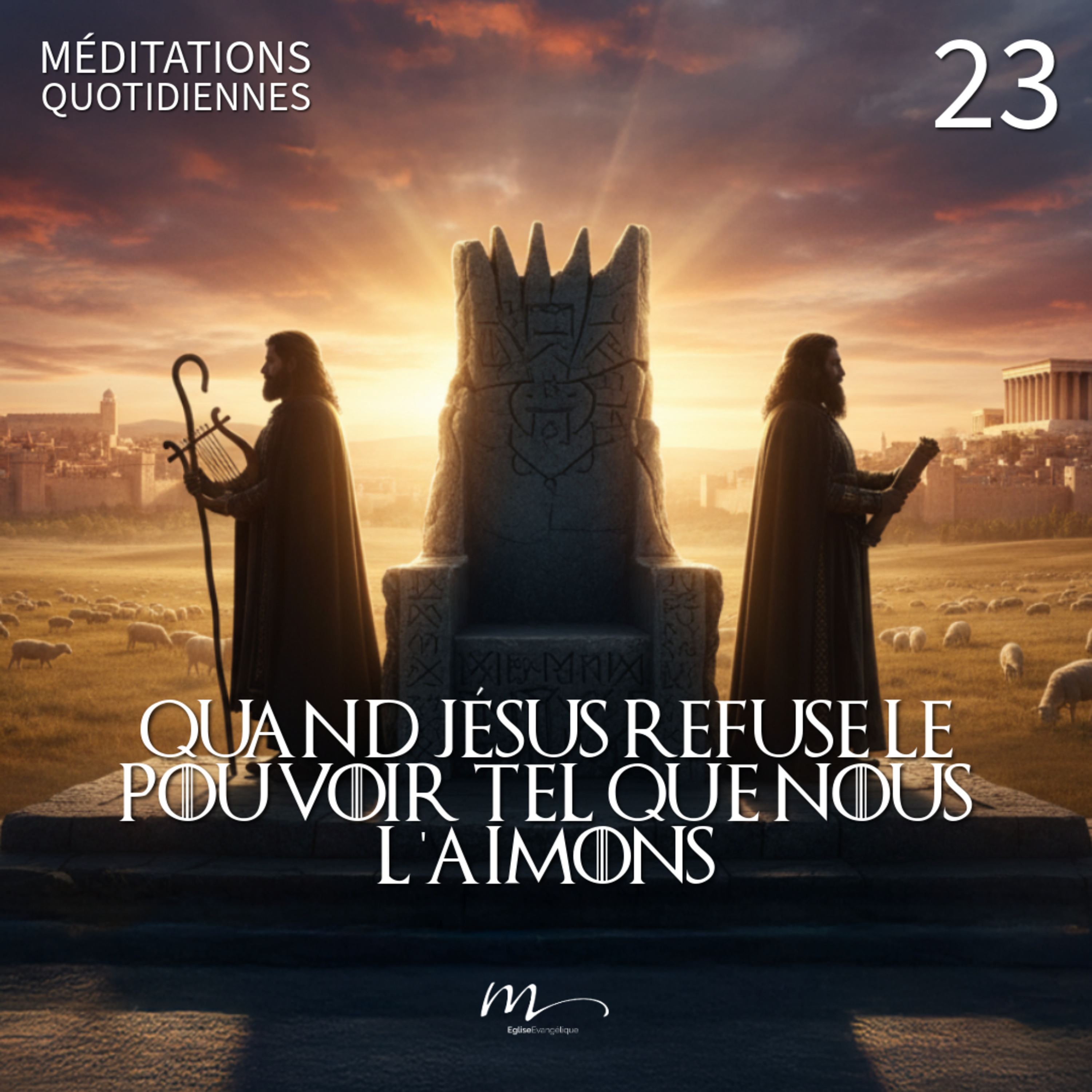 Quand Jésus refuse le pouvoir tel que nous l’aimons - Jeux de Pouvoir Méditation 23 - Jean 13.3-15 - Jérémie Chamard - Eglise M episode artwork