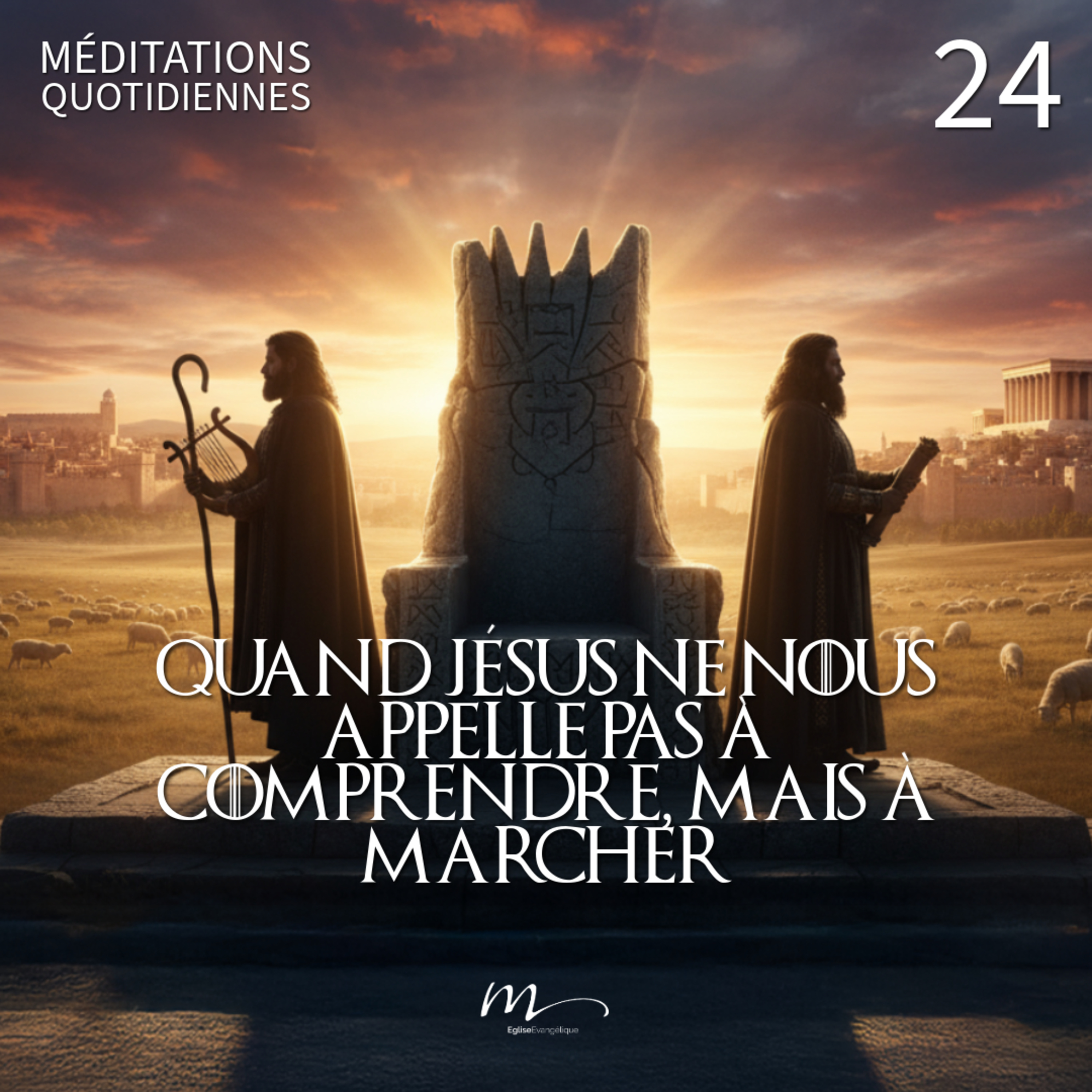 Quand Jésus ne nous appelle pas à comprendre, mais à marcher - Jeux de Pouvoir Méditation 24 - Luc 24.13-35 - Jérémie Chamard - Eglise M episode artwork