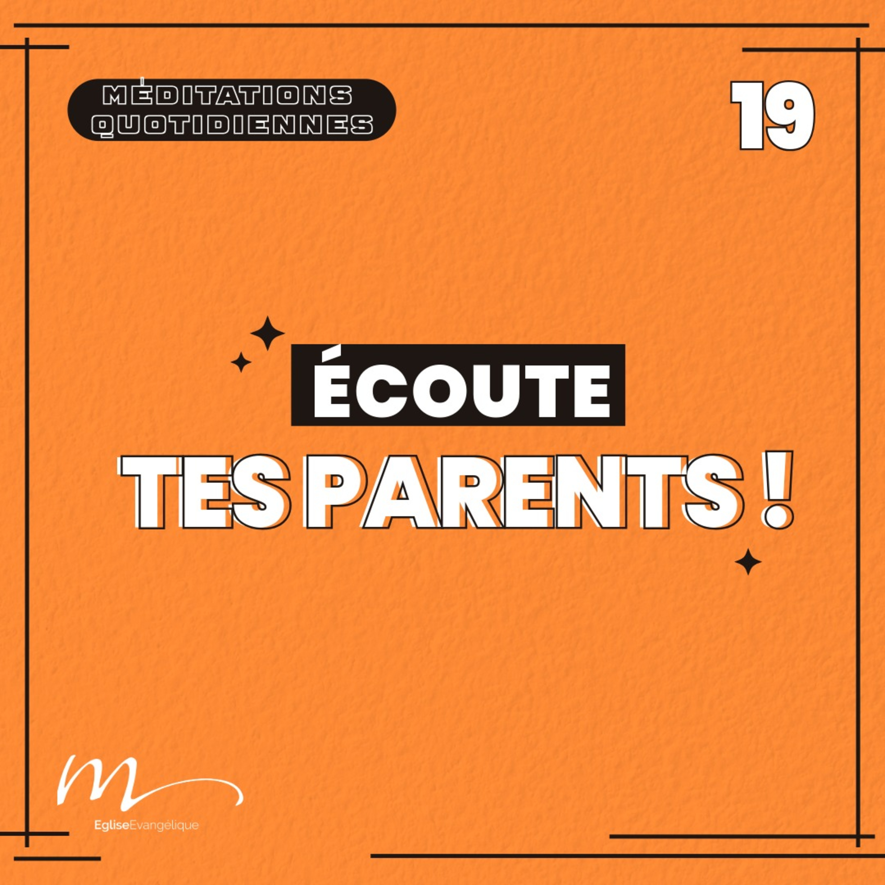 Écoute tes parents ! - 4 Phrases Méditation 19 - Proverbes 1.8 - Jéma Taboyan - Eglise M episode artwork