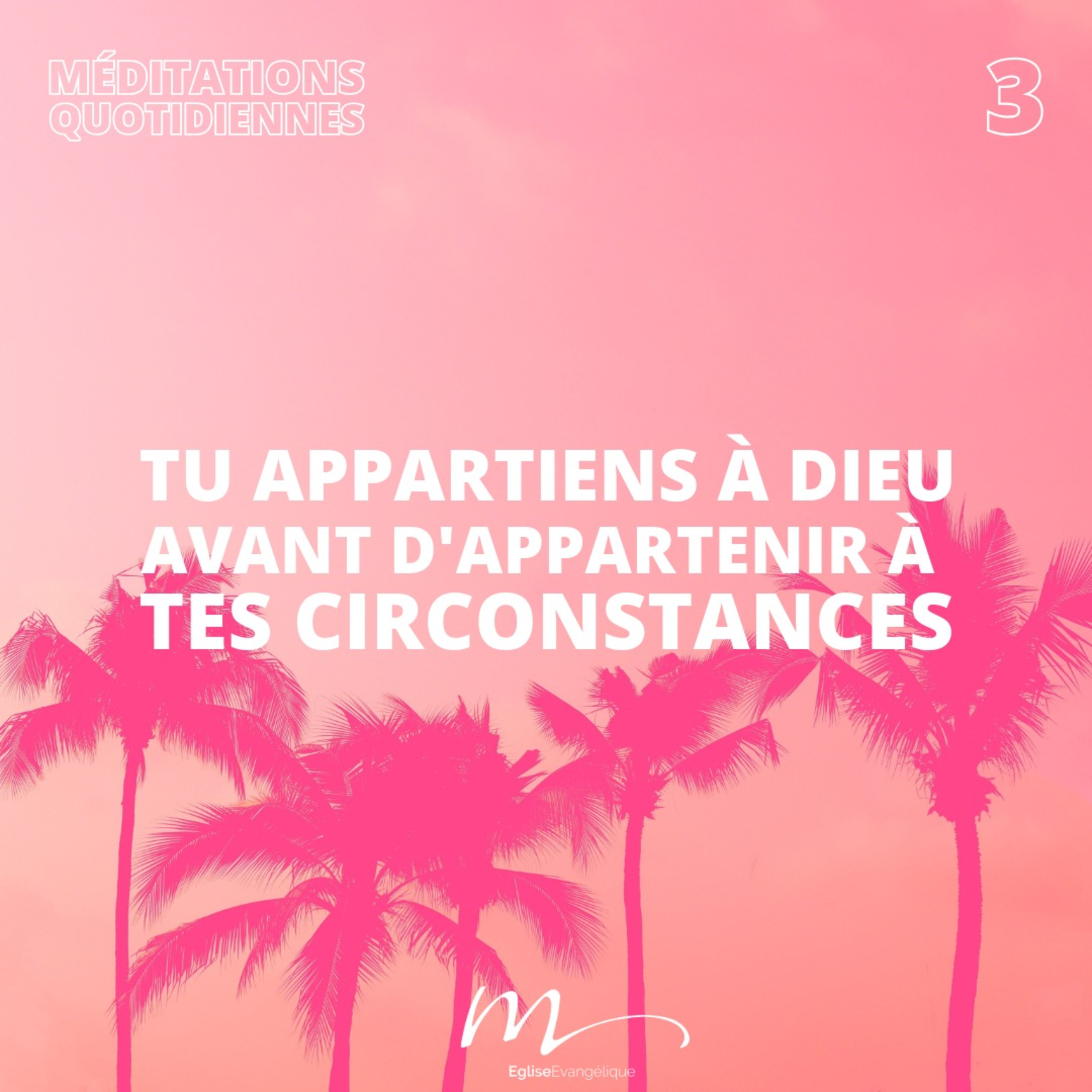 Tu appartiens à Dieu avant d'appartenir à tes circonstances - C'est l'été Méditation 3 - Romains 8.35 & Romains 8.37-39 - Jérémie Chamard - Eglise M episode artwork