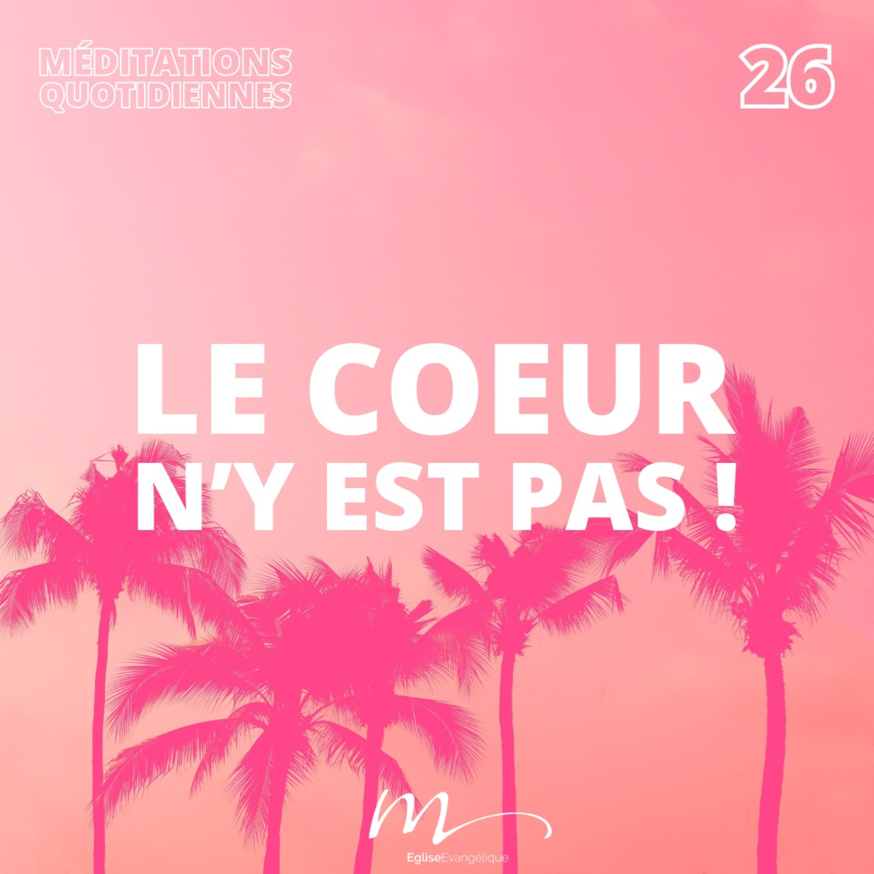 Le coeur n’y est pas ! - C'est l'été Méditation 26 - Matthieu 15.8-9 - Jéma Taboyan - Eglise M episode artwork