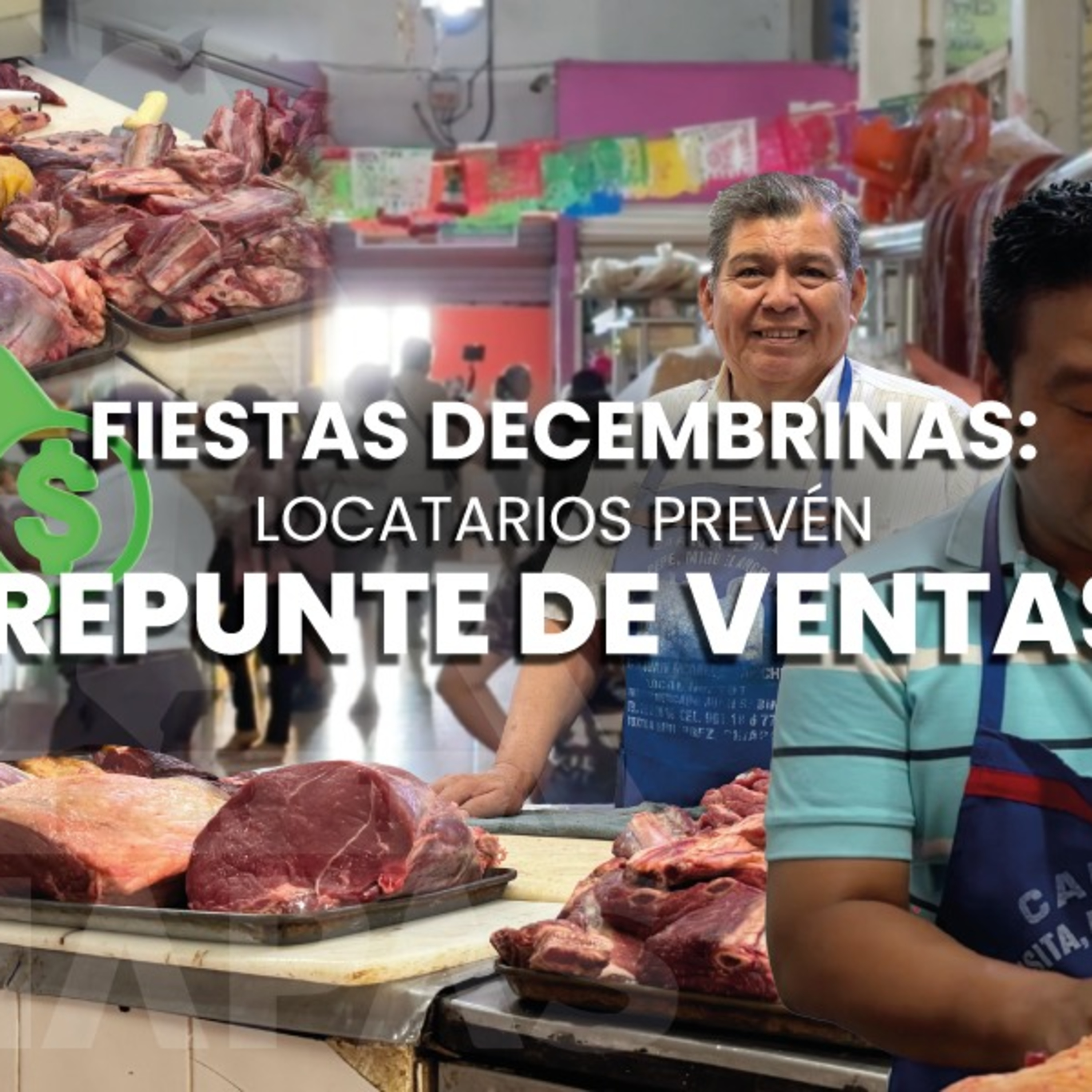 ¡Locatarios de Tuxtla esperan repunte en ventas de carne de res para las fiestas decembrinas!  episode artwork