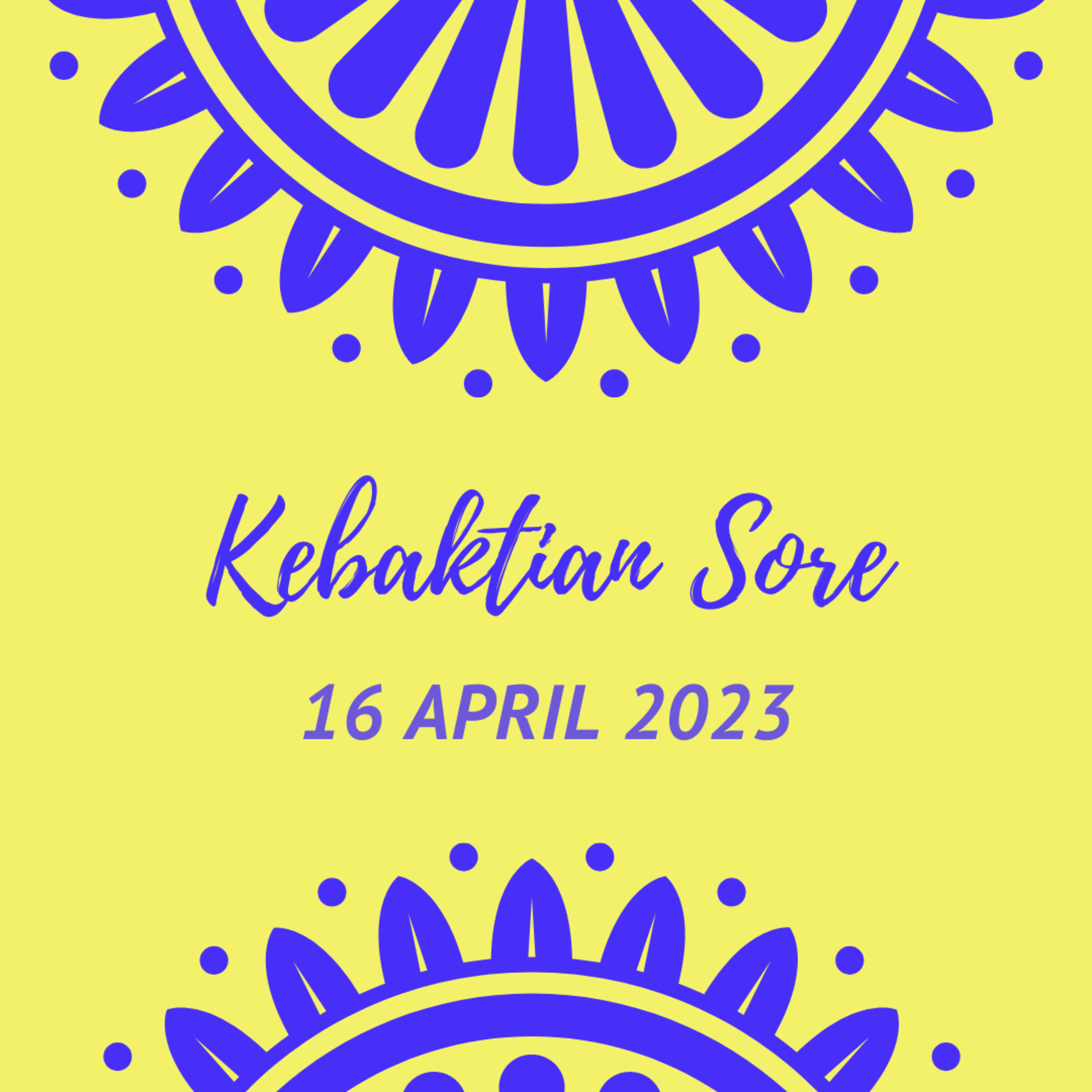 Kebaktian Sore, 16 APRIL 2023 (LIVE) episode artwork