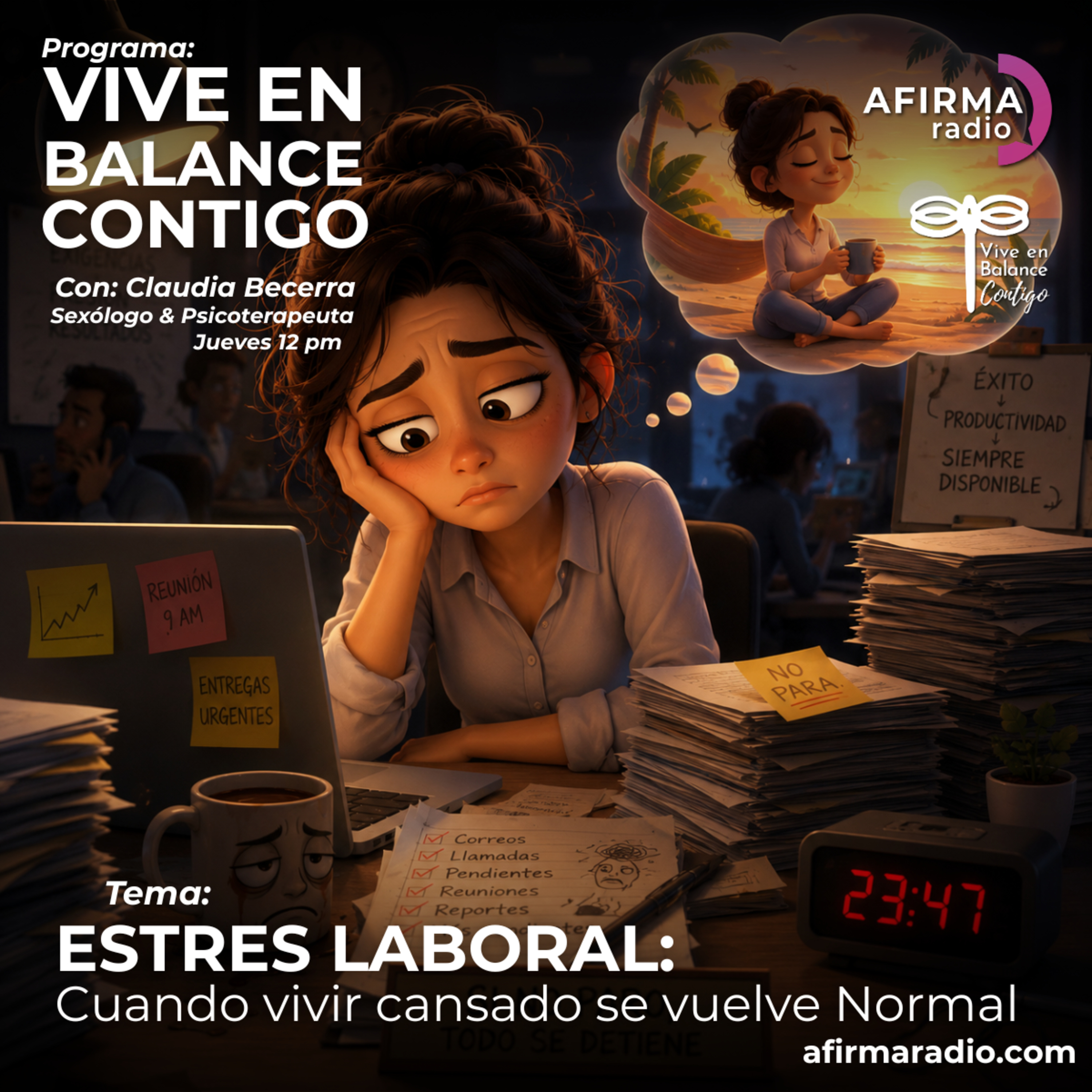 Estrés laboral: Cuando vivir cansado se vuelve normal - Episodio 162 episode artwork