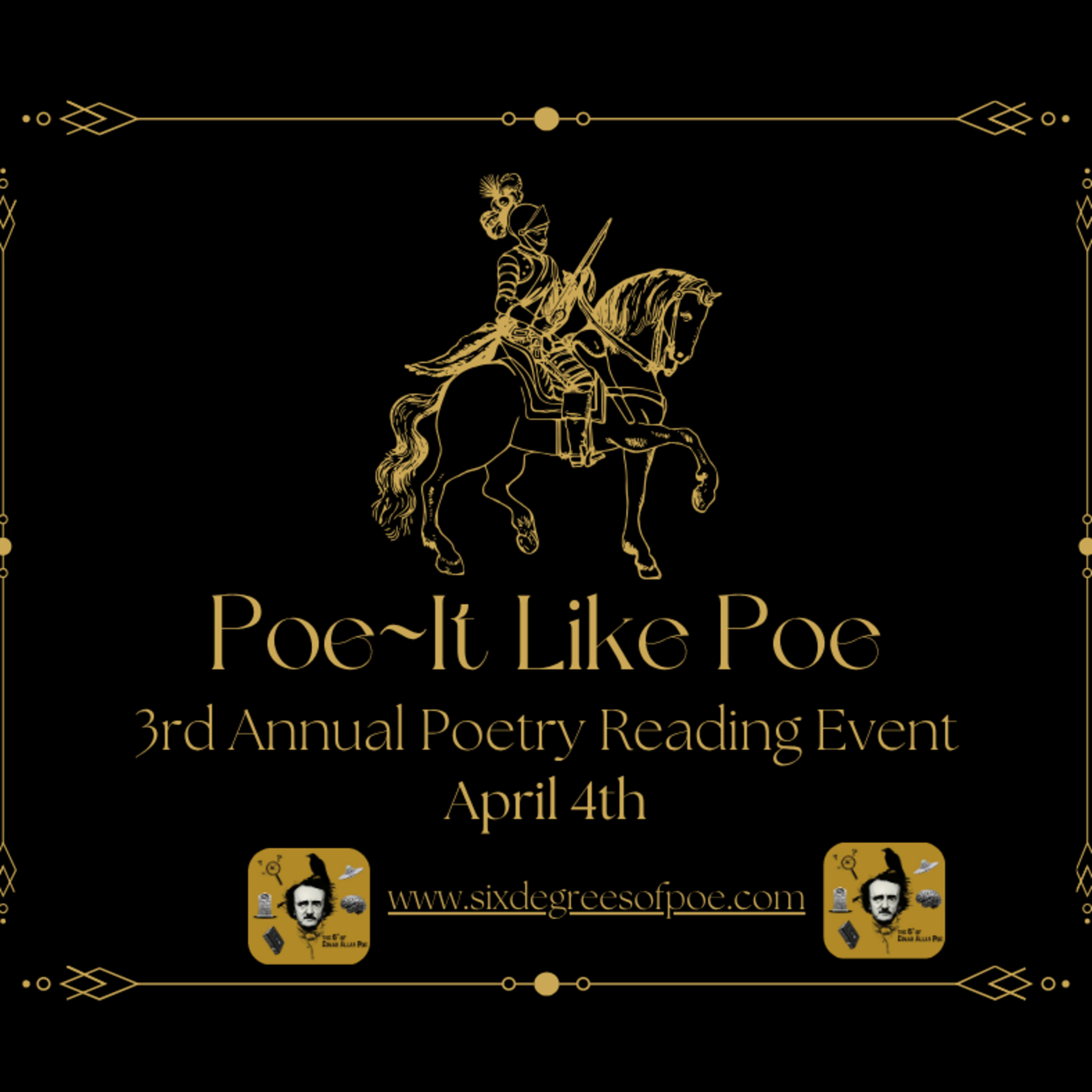 3rd Annual Poe-It Like Poe Reading Event April 2026 episode artwork