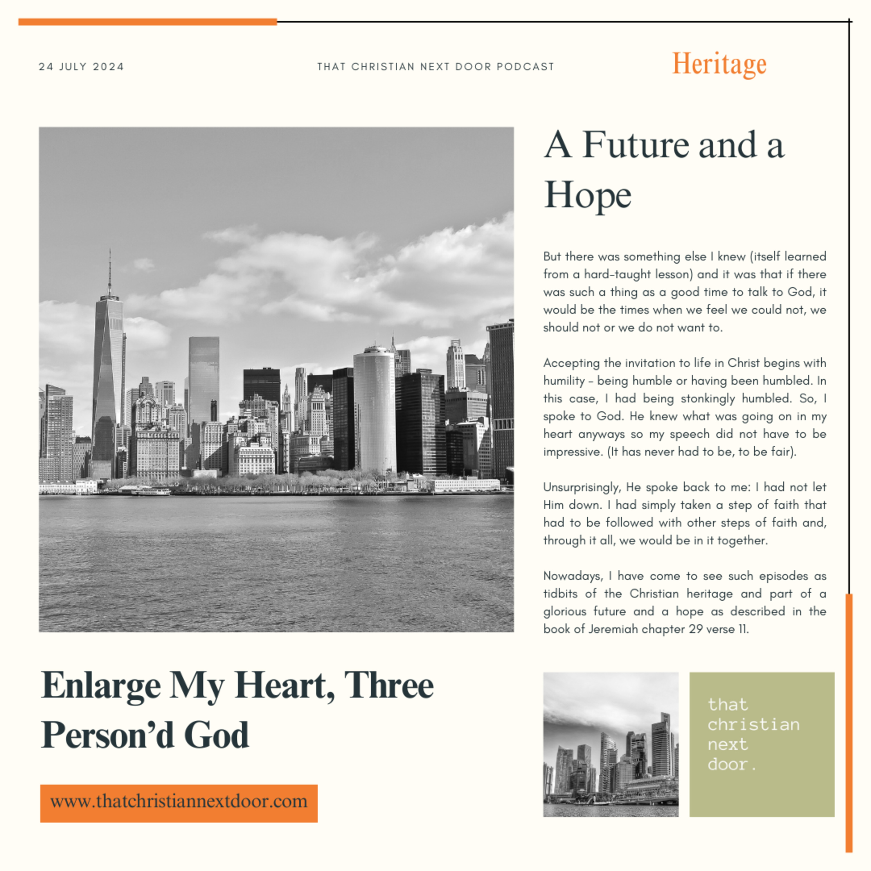 S2 E1 - Enlarge My Heart, Three Person'd God
