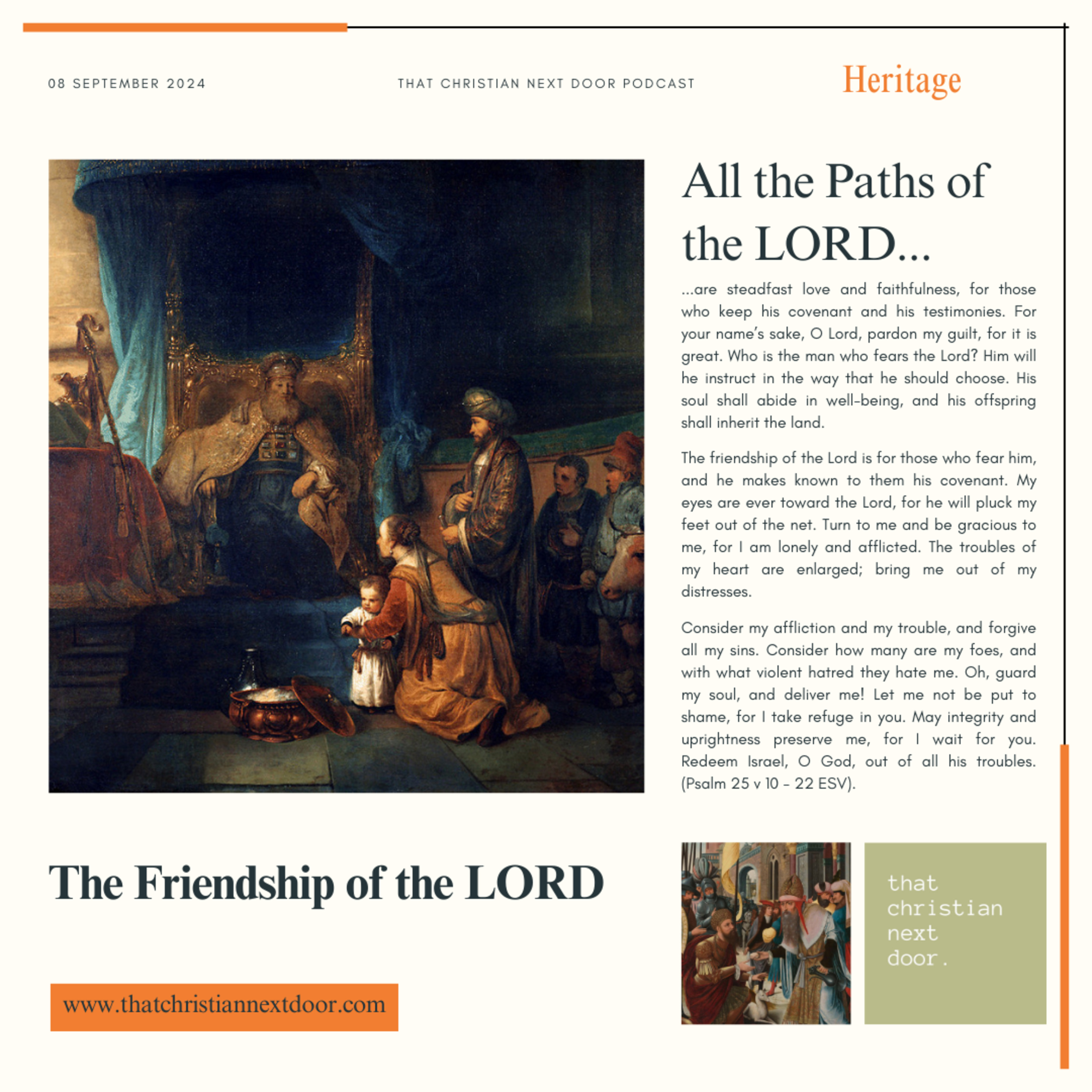 S2 E3 - The Friendship of the LORD