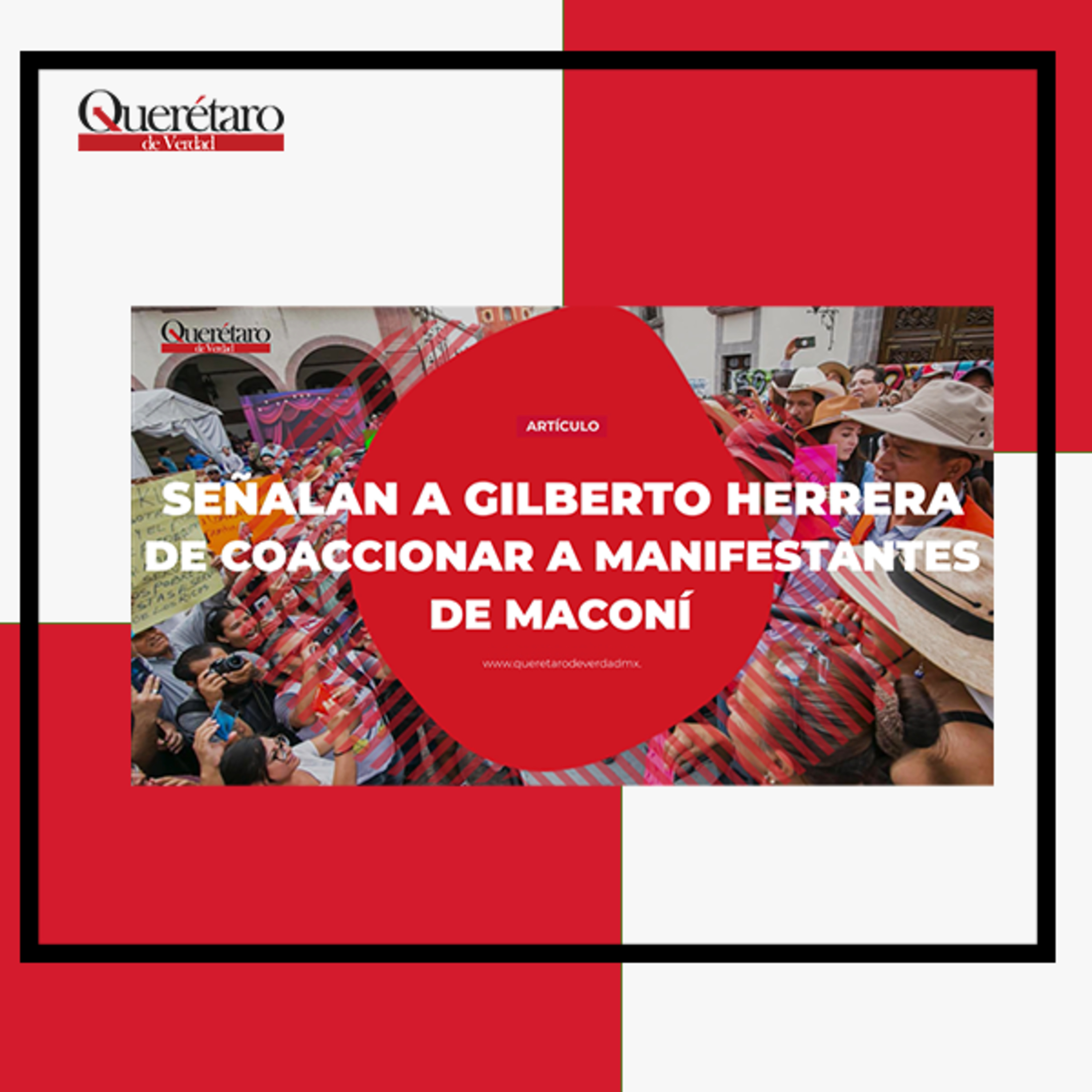 Señalan a #GilbertoHerrera de coaccionar a manifestantes de #Maconí  episode artwork