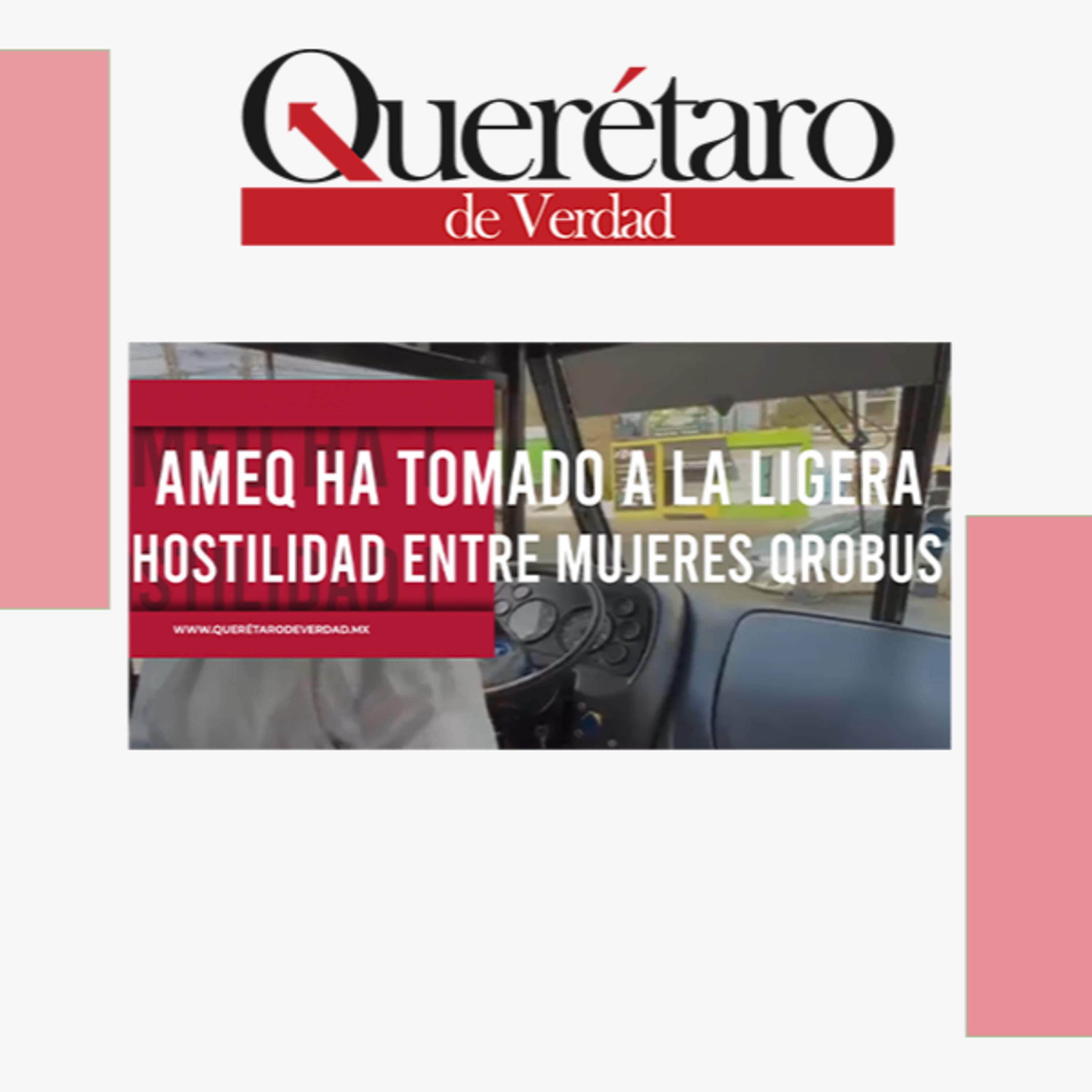 AMEQ ha tomado a la ligera hostilidad entre mujeres operadoras de Qrobús episode artwork