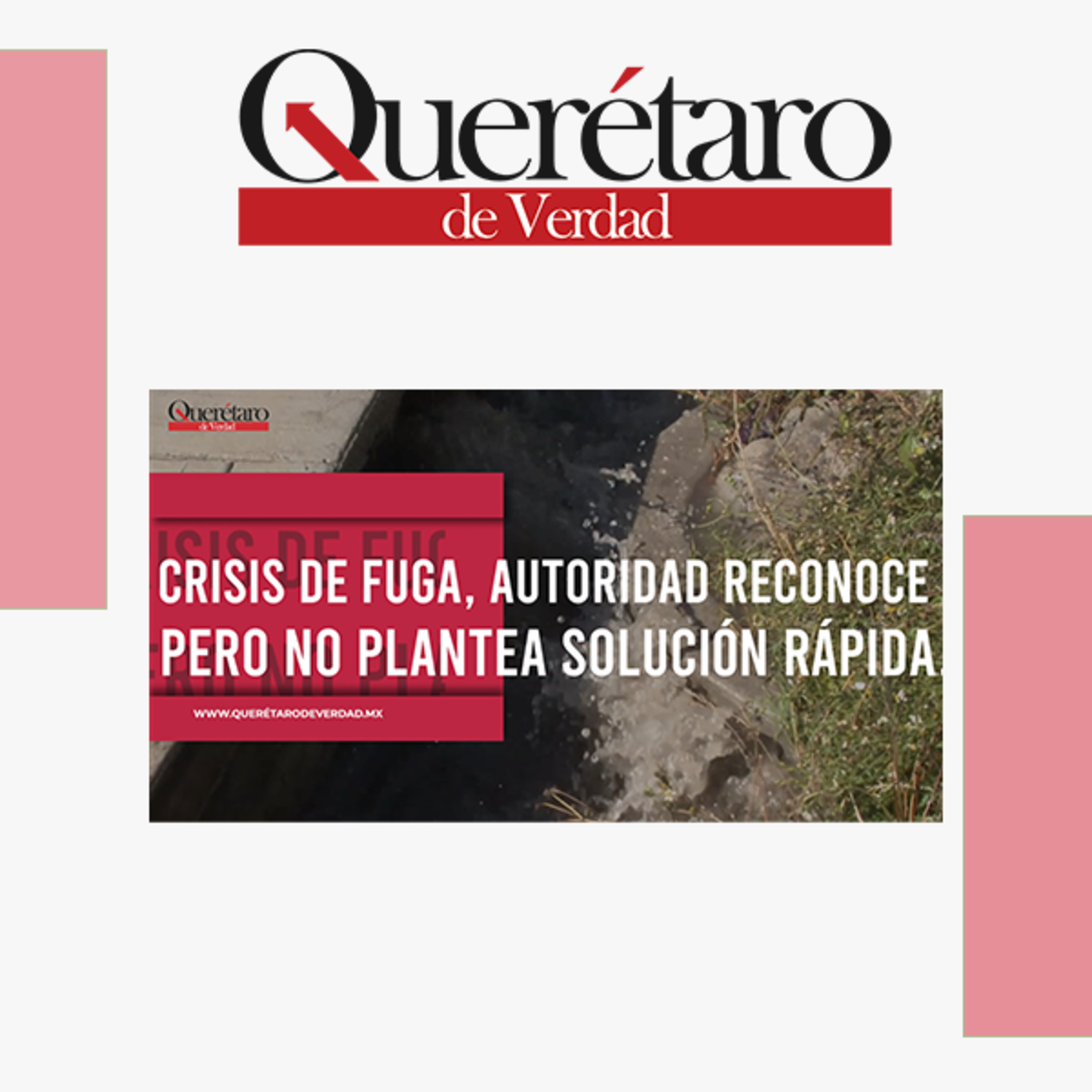 Crisis de fugas de agua, autoridad reconoce pero no plantea solución rápida episode artwork