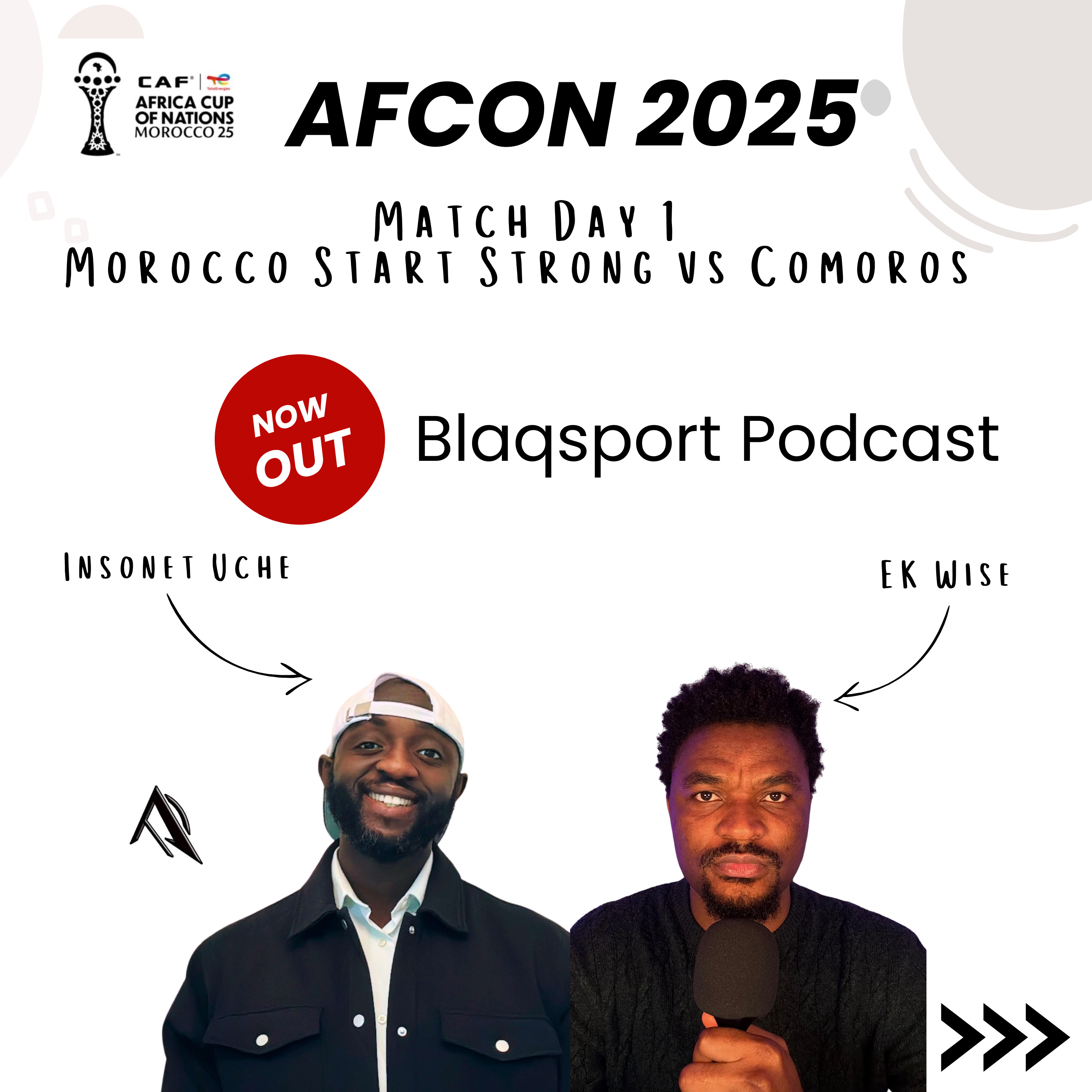 AFCON 2025 Matchday 1: Morocco Start Strong vs Comoros
