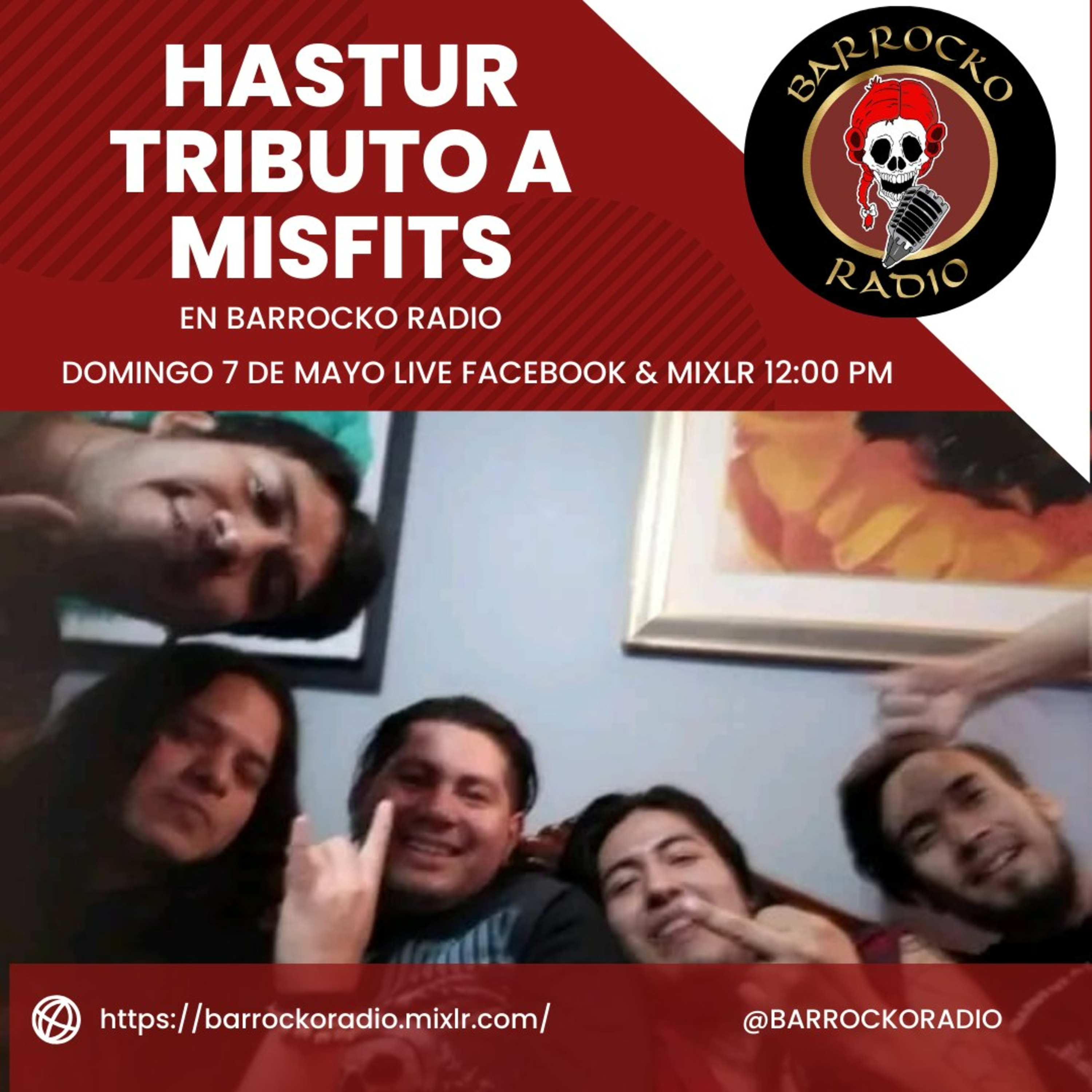 MISFITS TRIBUTO "HASTUR" en Barrocko Radio T5. EP-30 PARTE 2 episode artwork