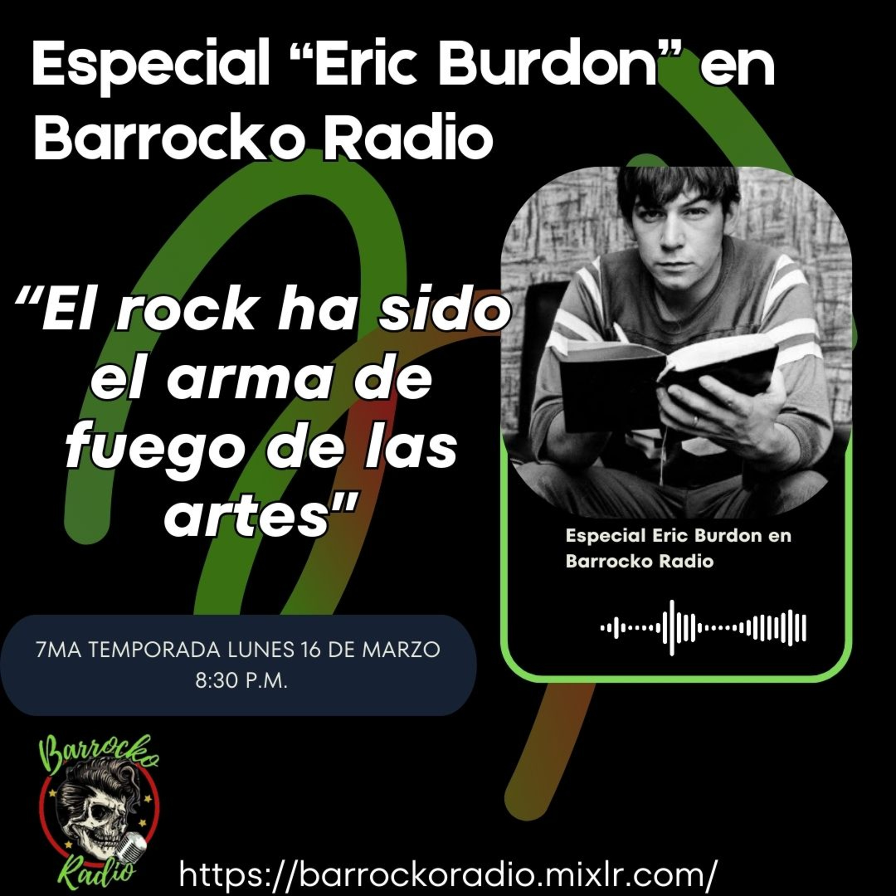 Eric Burdon especial en Barrocko Radio T7. EP 2 episode artwork