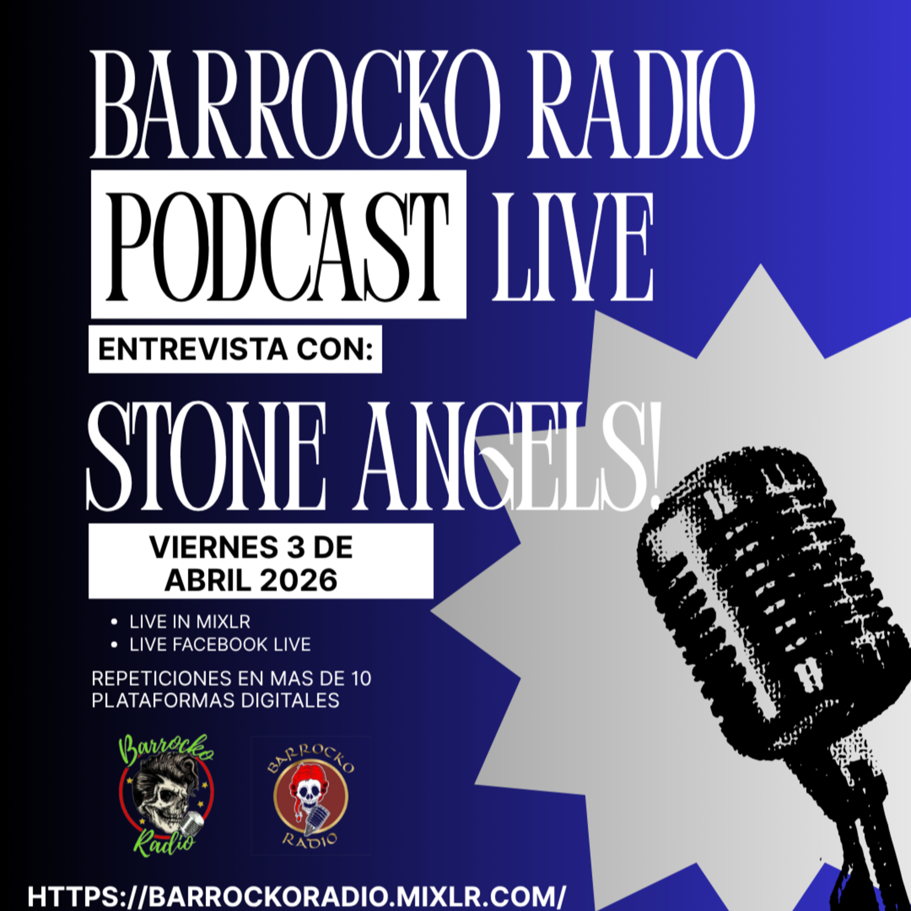STONE ANGELS entrevista en Barrocko Radio T7. EP 10 episode artwork