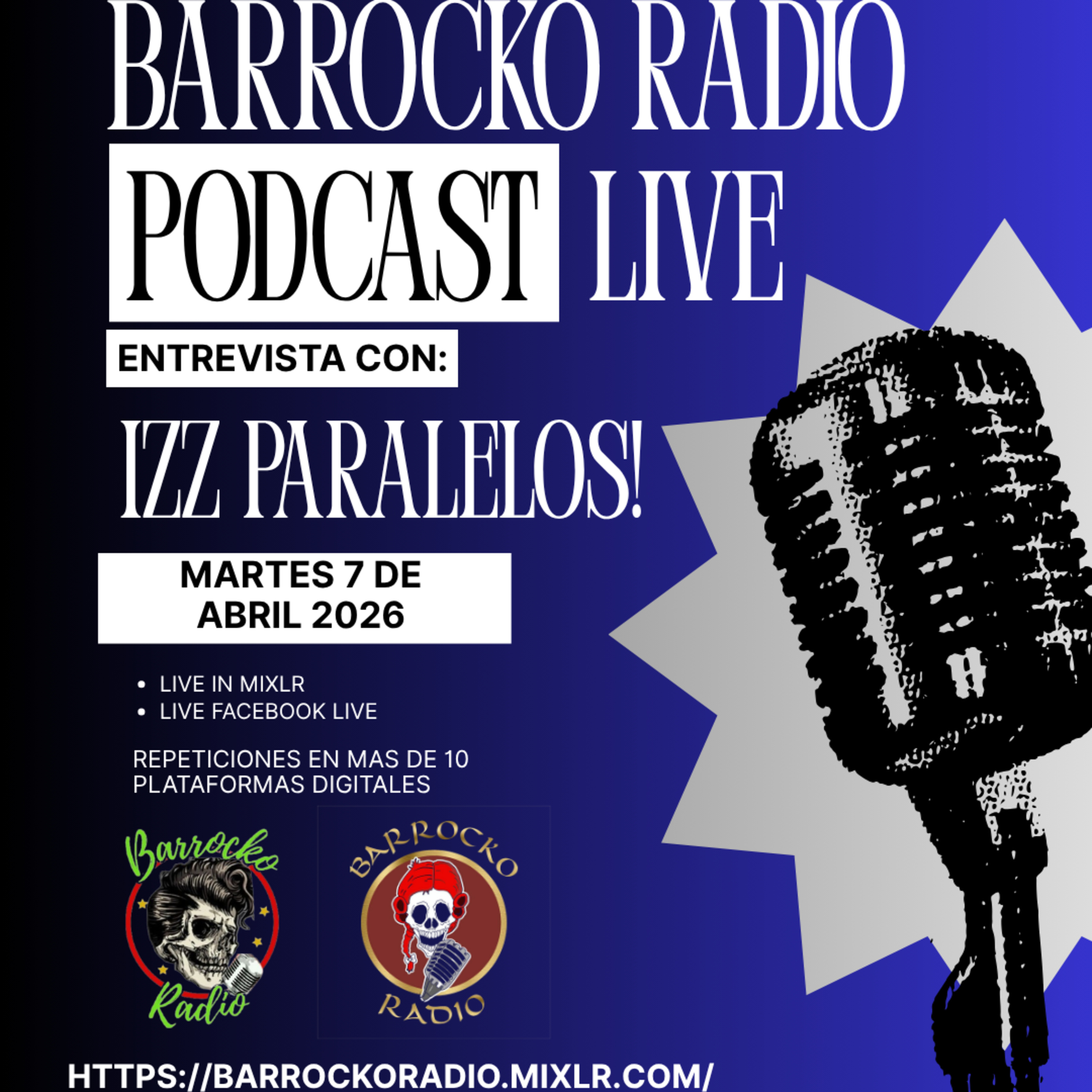 IZZ REYES en Barrocko Radio T7. EP 12 episode artwork