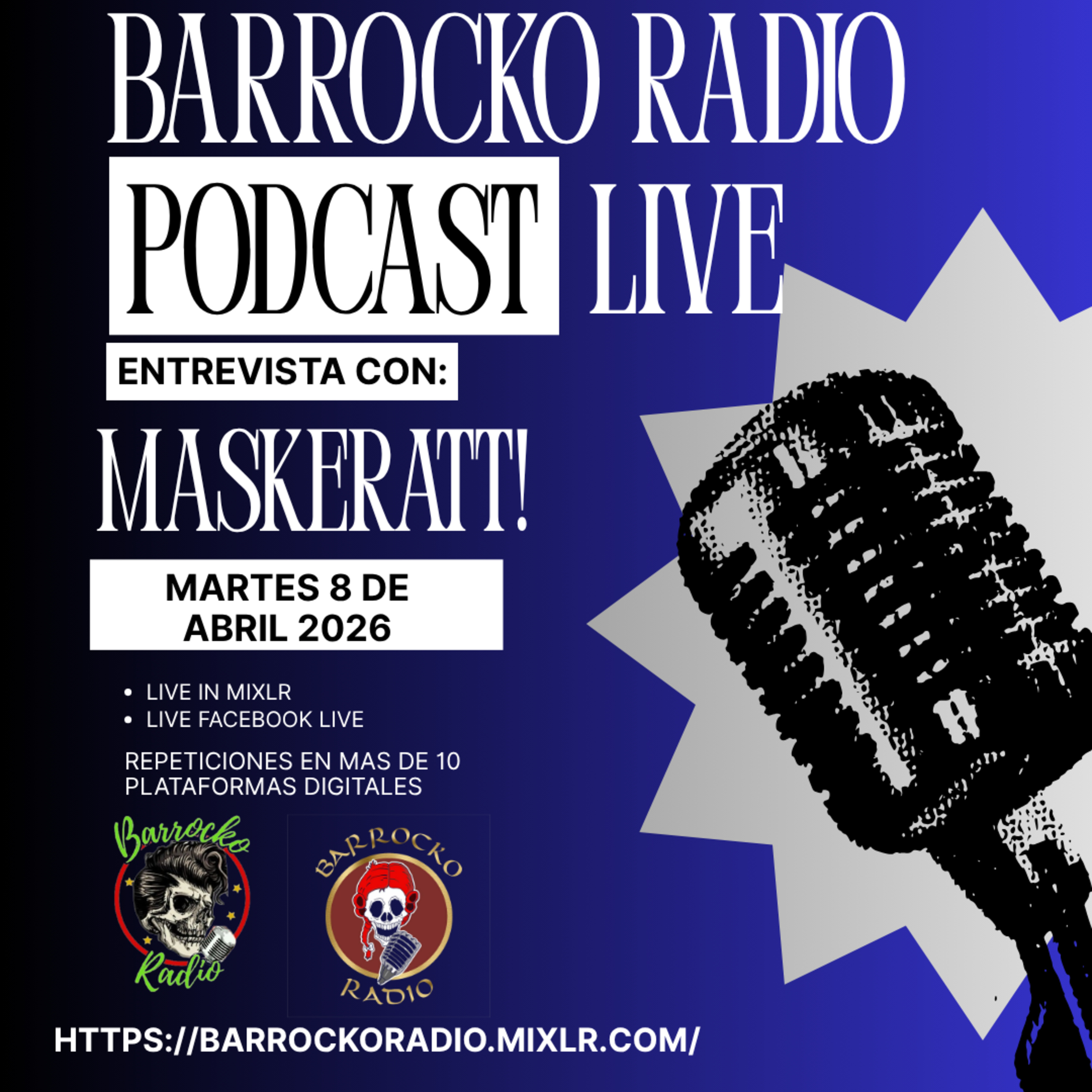 MASKERATT en Barrocko Radio T7. EP 13 episode artwork