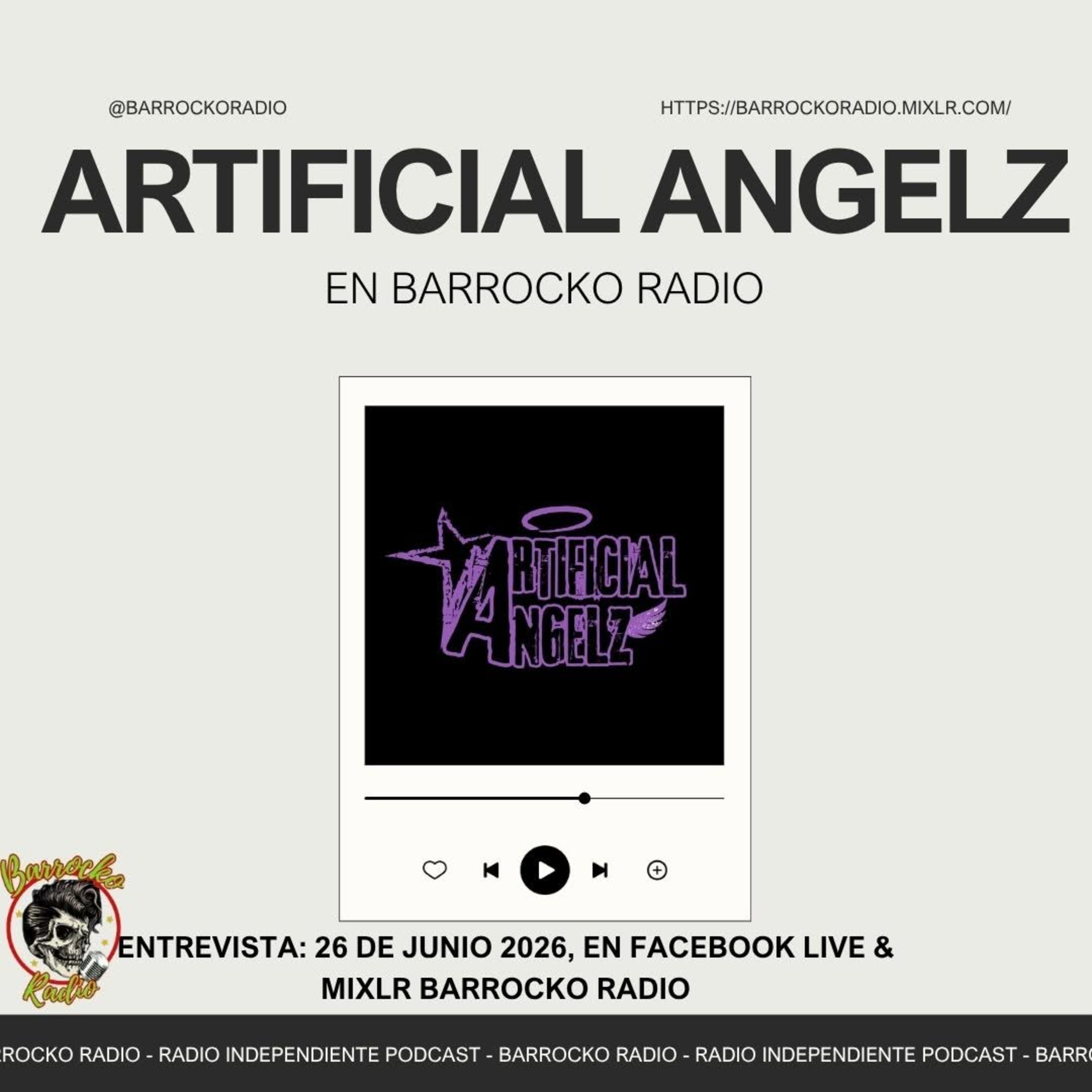 Artificial Angelz en Barrocko Radio T7. EP 35 episode artwork