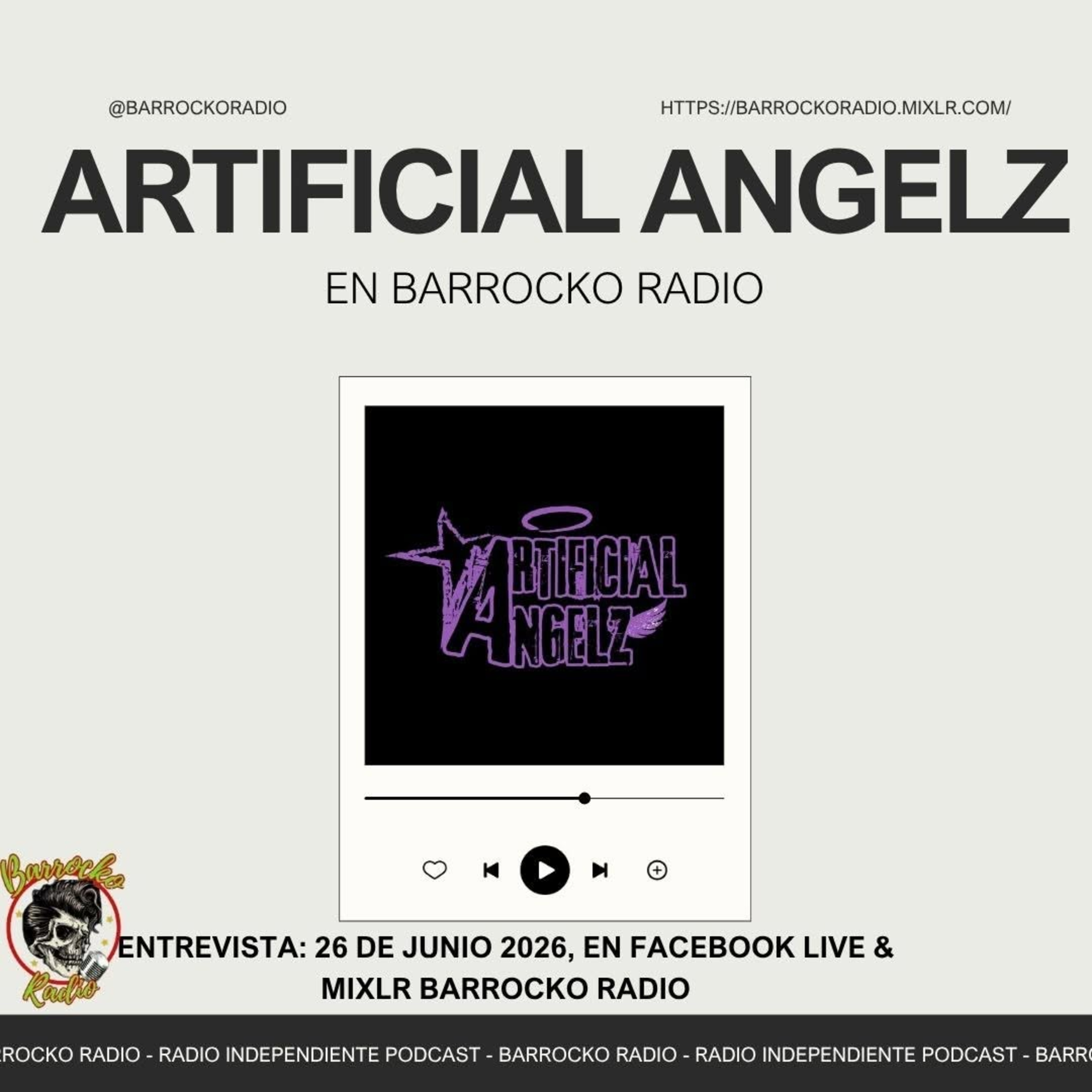 Artificial Angelz en Barrocko Radio T7. EP 35 episode artwork