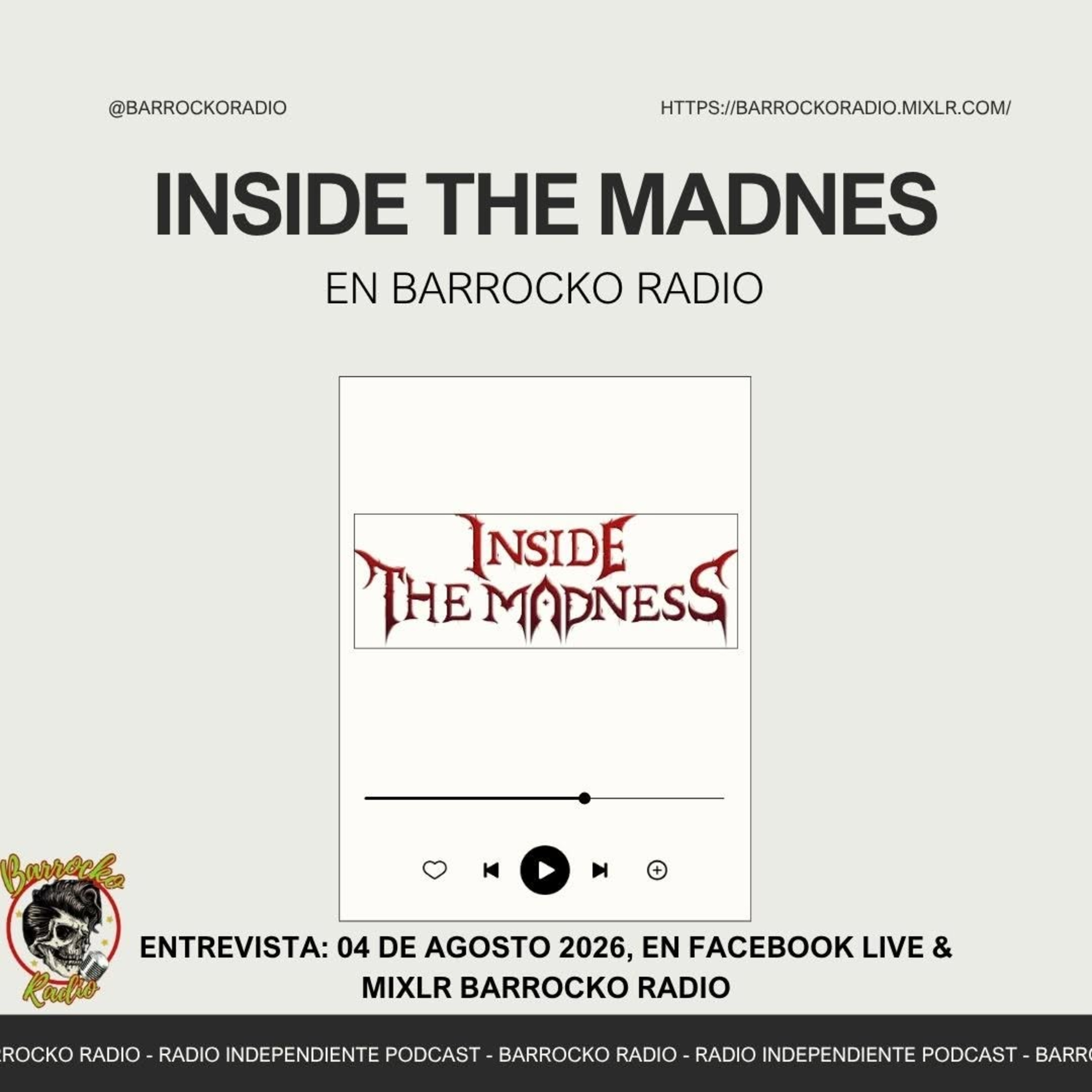 INSIDE THE MADNES EN BARROCKO RADIO T7. EP.46 episode artwork