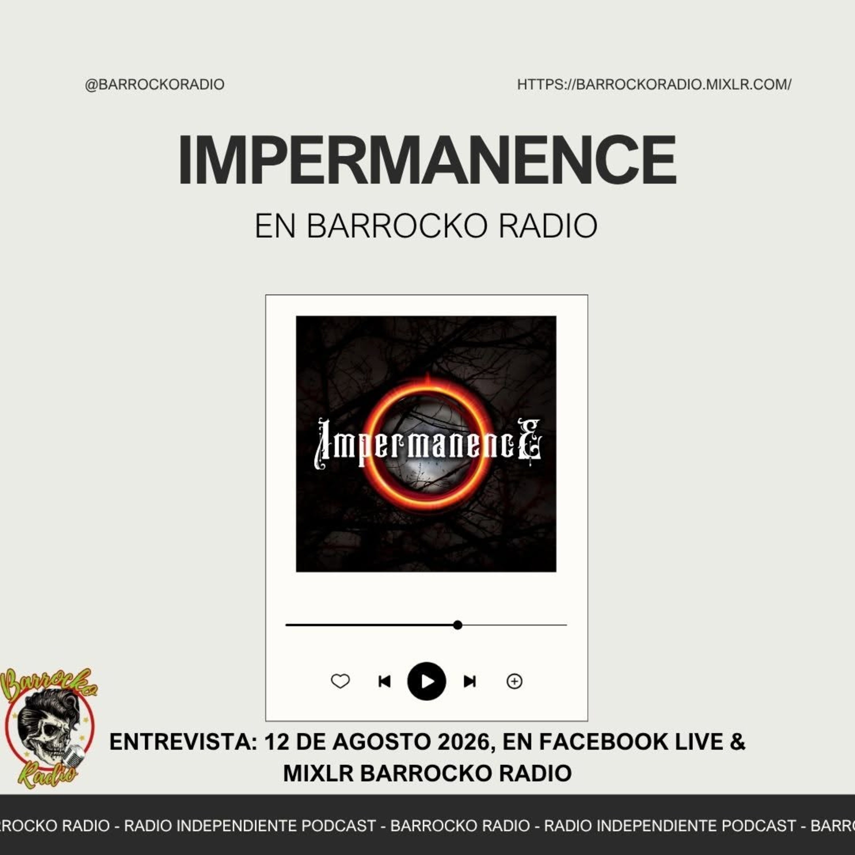 IMPERMANENCE en Barrocko Radio T7. EP 50 episode artwork