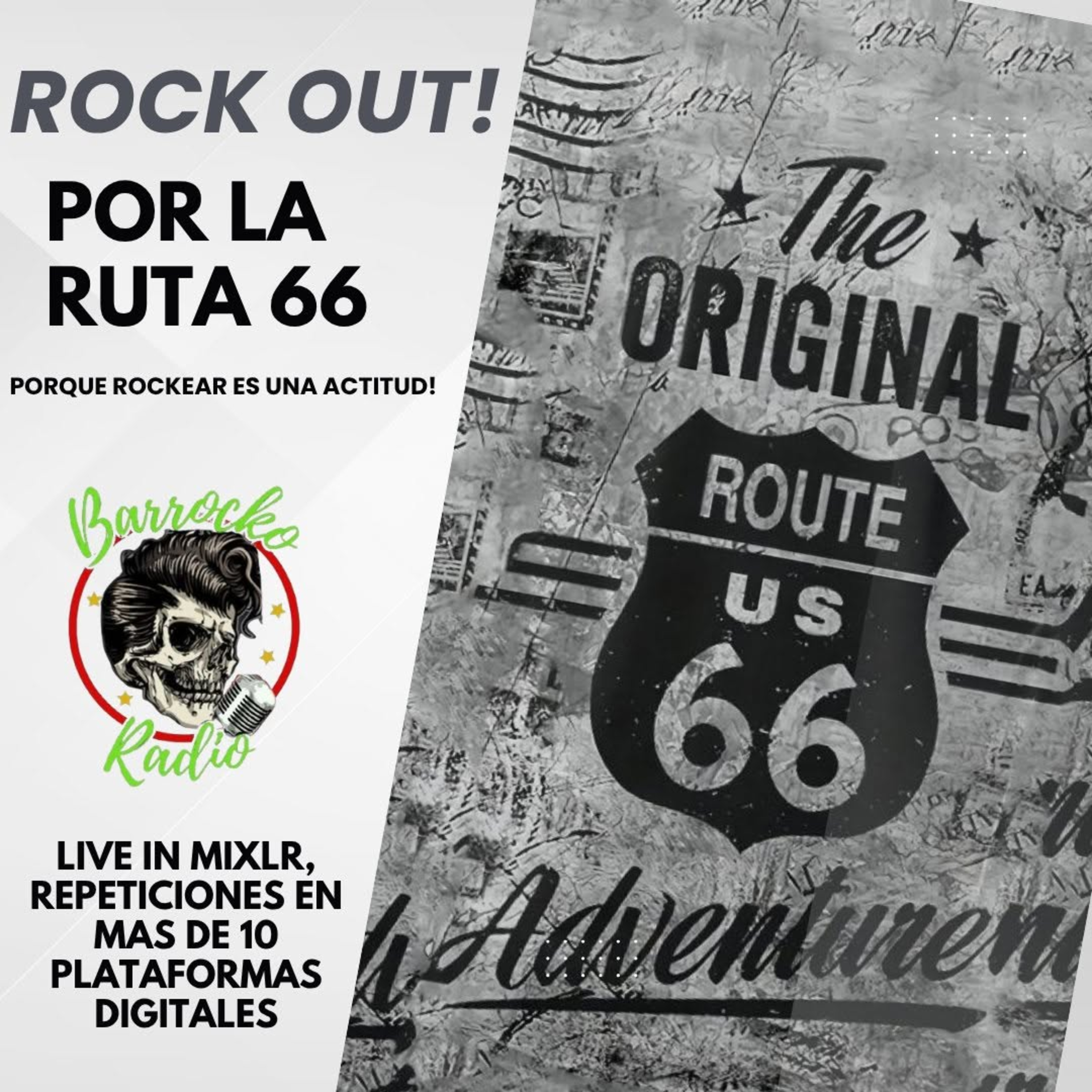 Ruta 66 en Barrocko Radio 1ra parte T7. EP 63 episode artwork