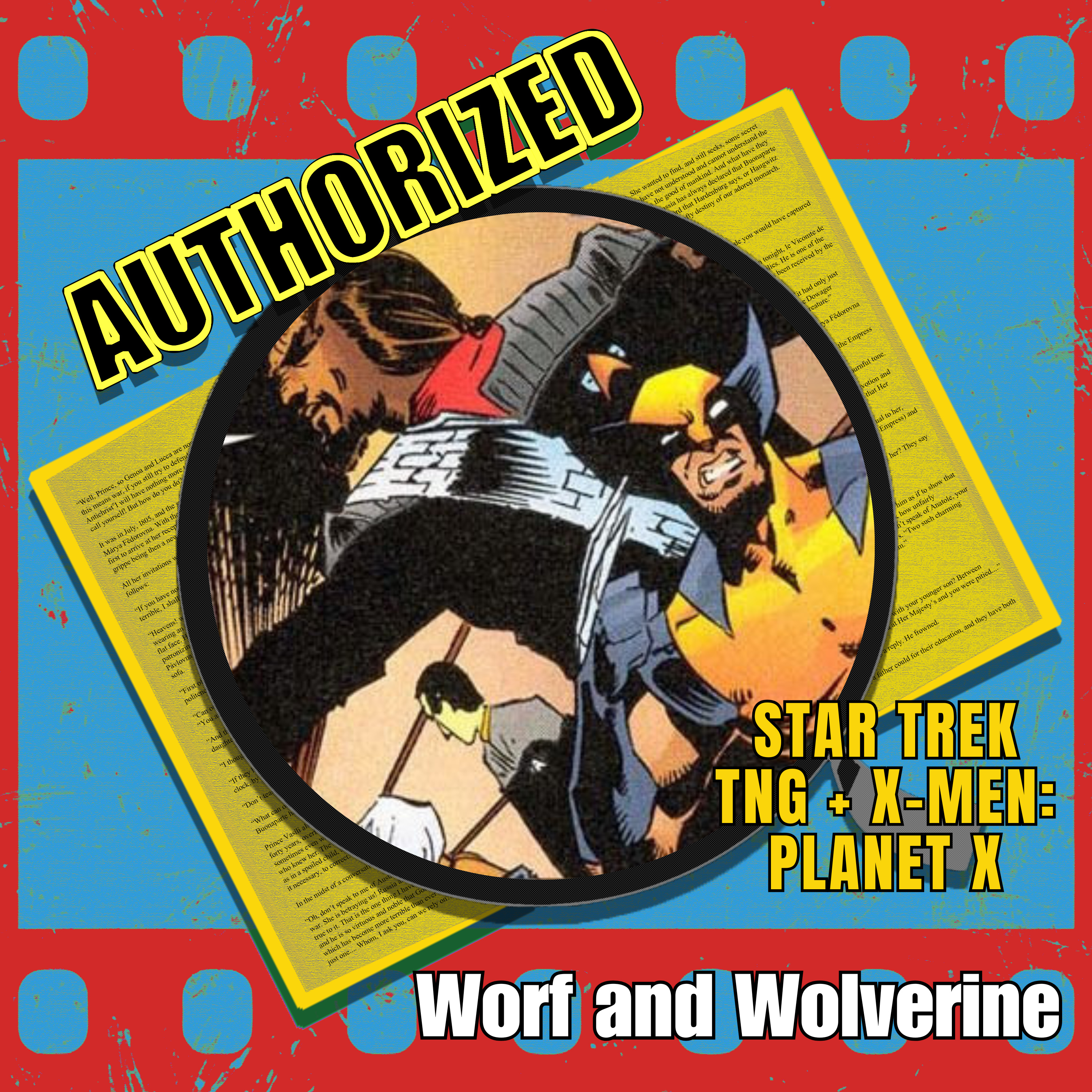 Star Trek TNG / X - Men : Planet X by Michael Jan Friedman ( w/ Andrew Jupin ) episode artwork