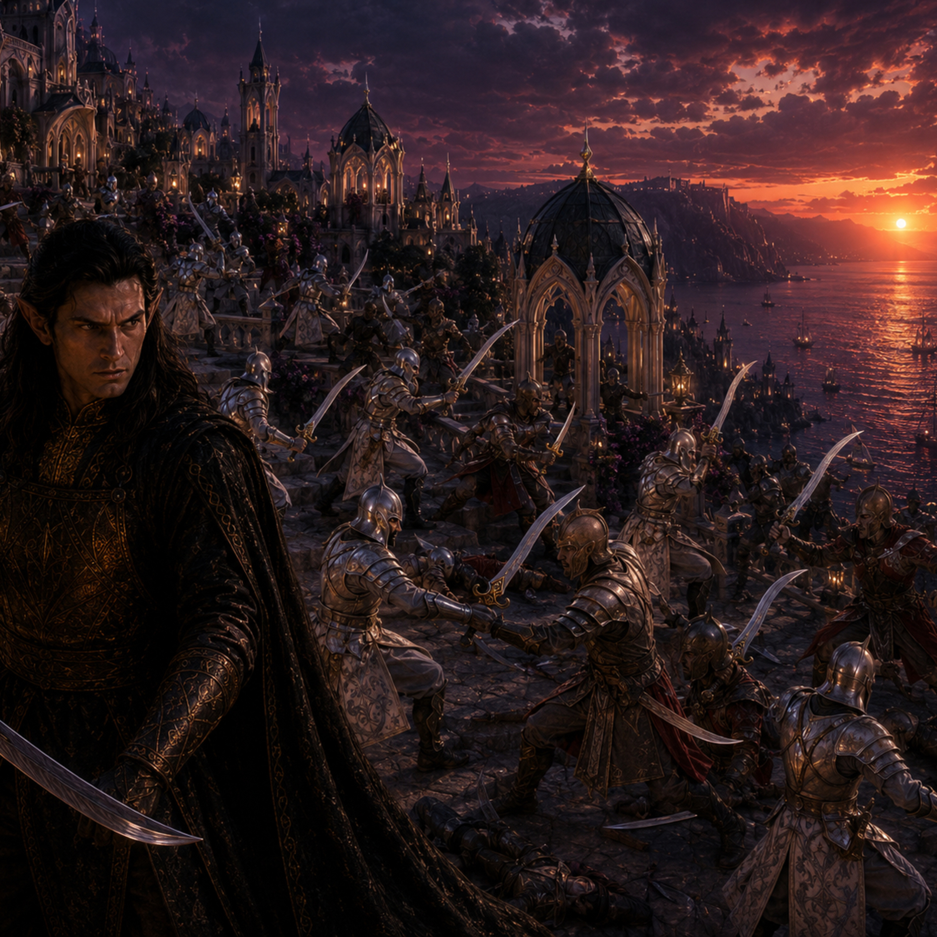Sacking of Alqualondë episode artwork