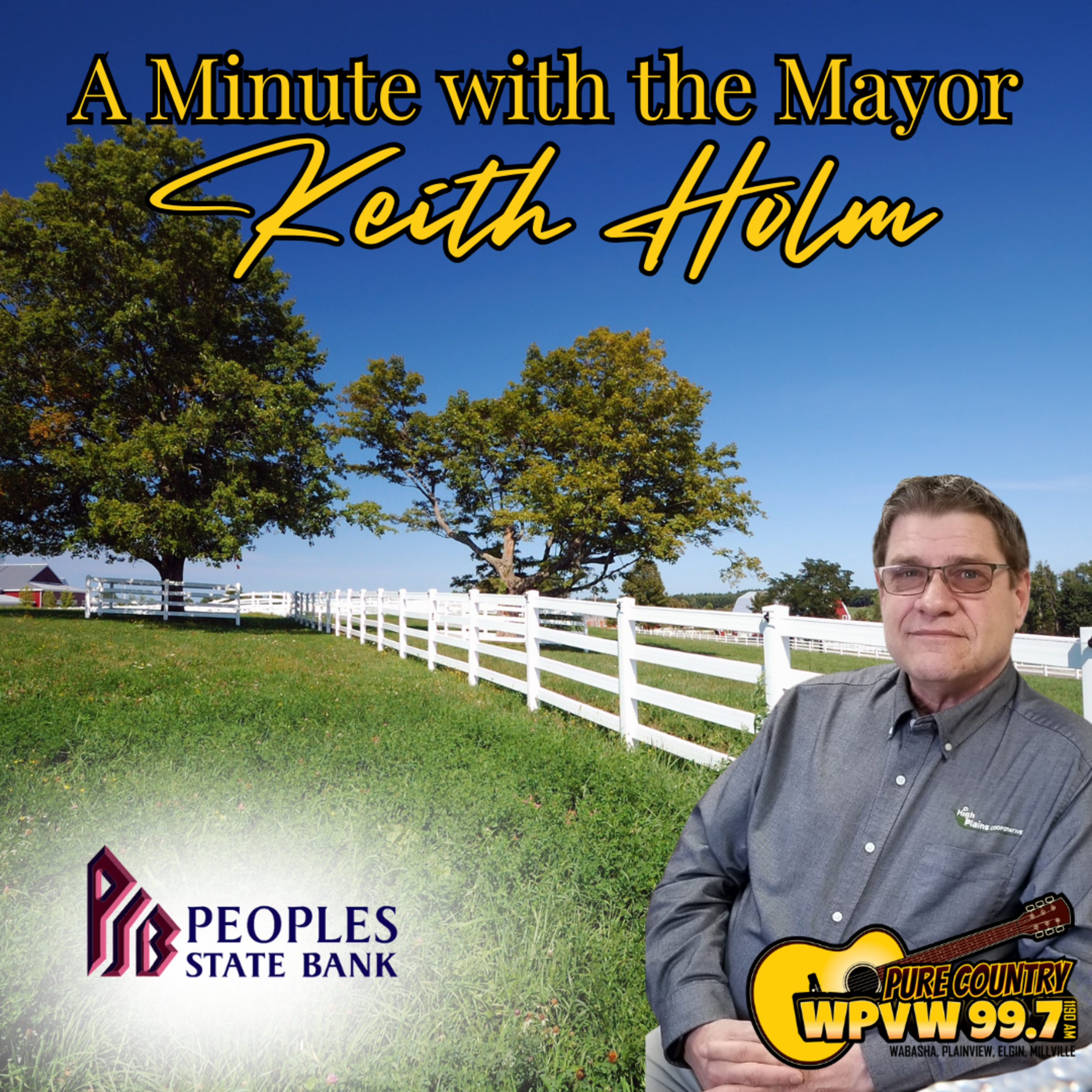 Minute with the Plainview Mayor Keith Holm 1.20.25 episode artwork