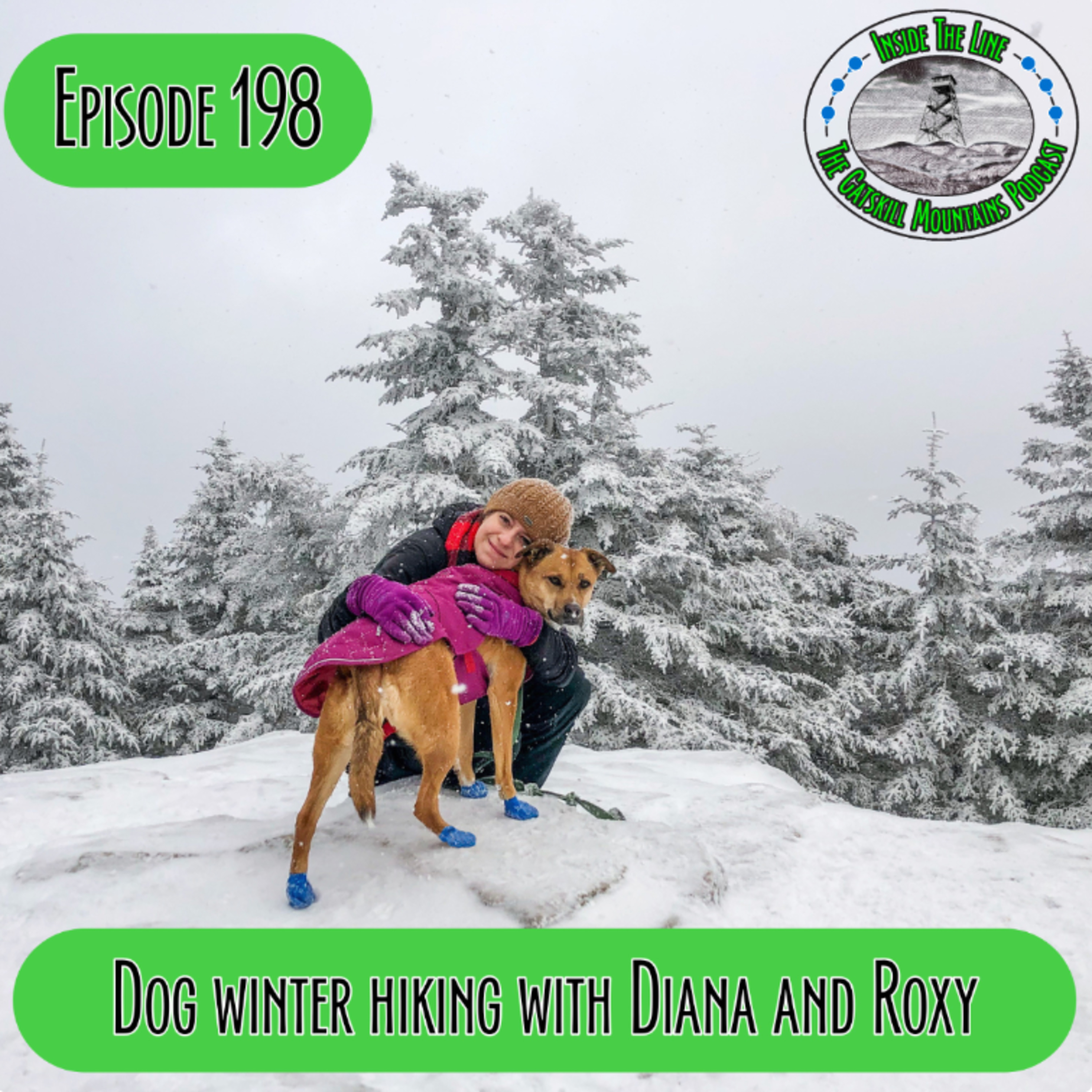Episode 198 - Winter Hiking with Dogs featuring Diana aka natureaddictladyand Roxy episode artwork