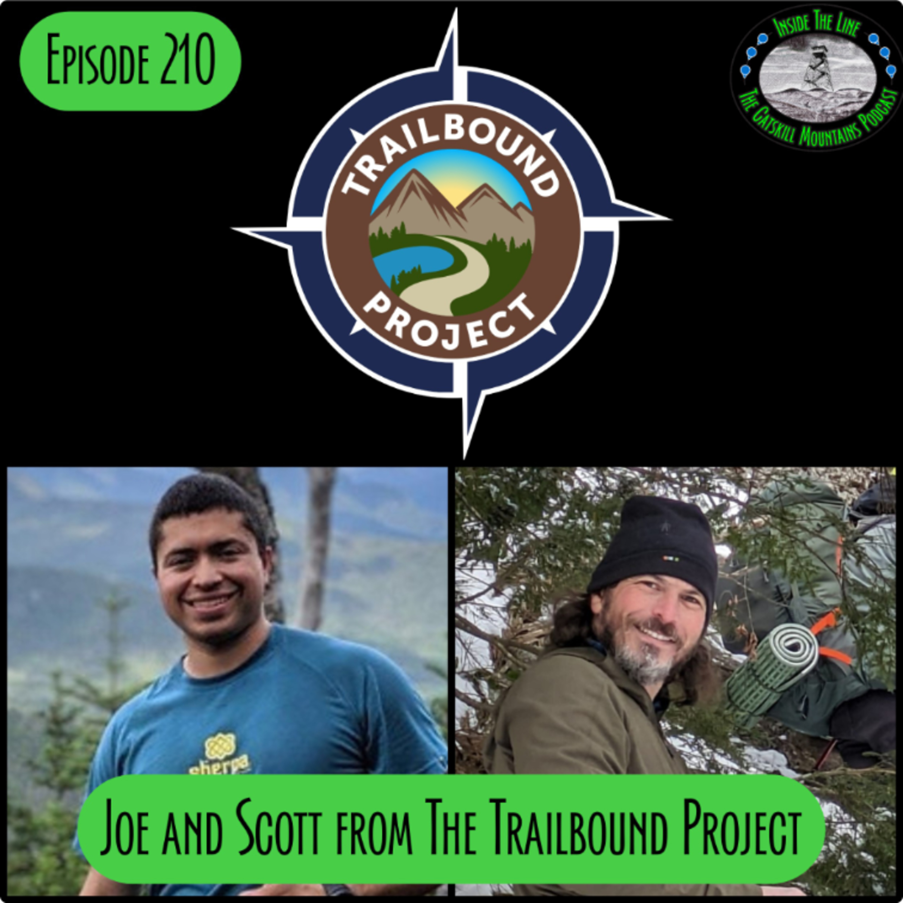 Episode 210 - Joe and Scott from The Trailbound Project episode artwork