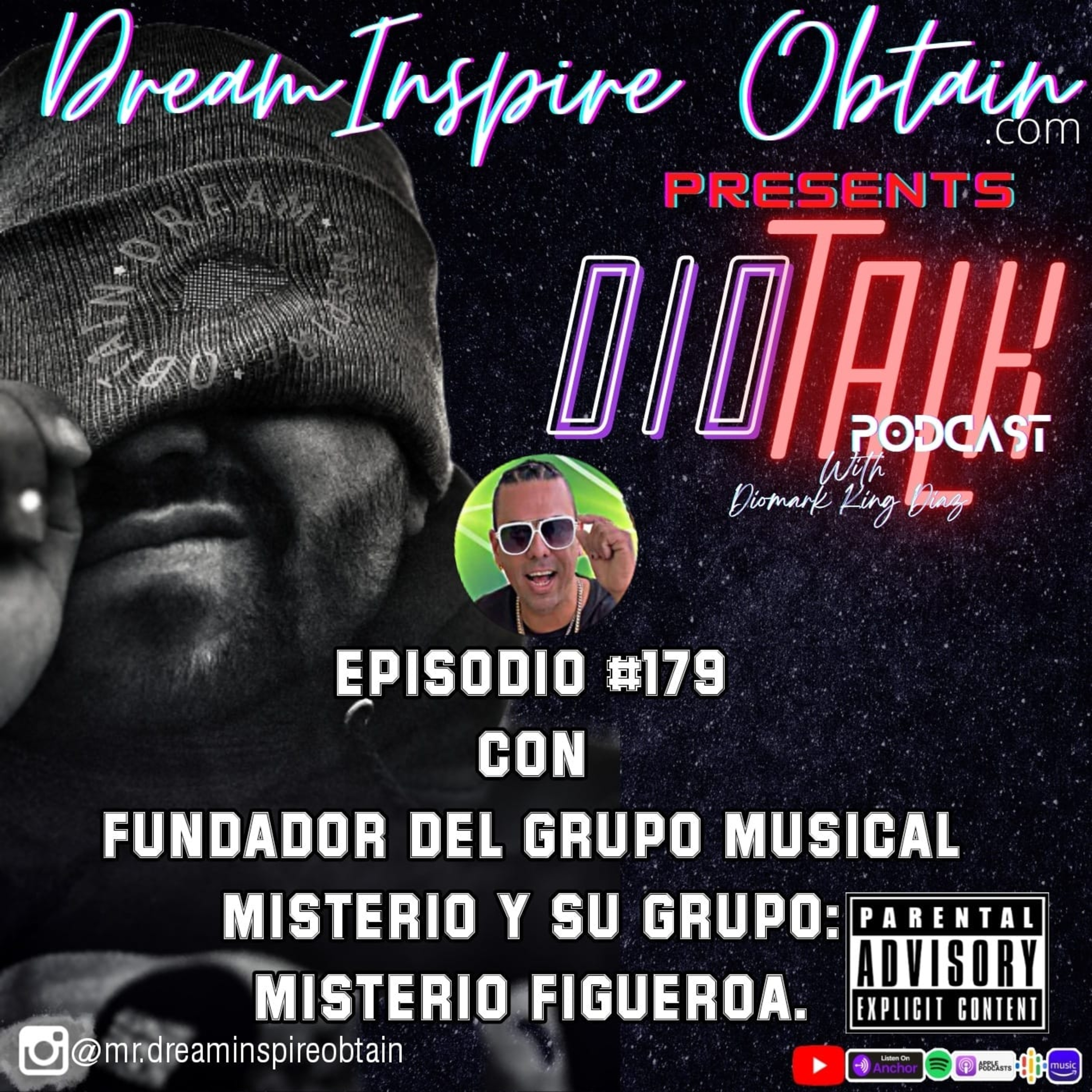 DIOTALK PÓDCAST Episodio #179 con Fundador del Grupo musical: MISTERIO FIGUEROA (Spanish). episode artwork