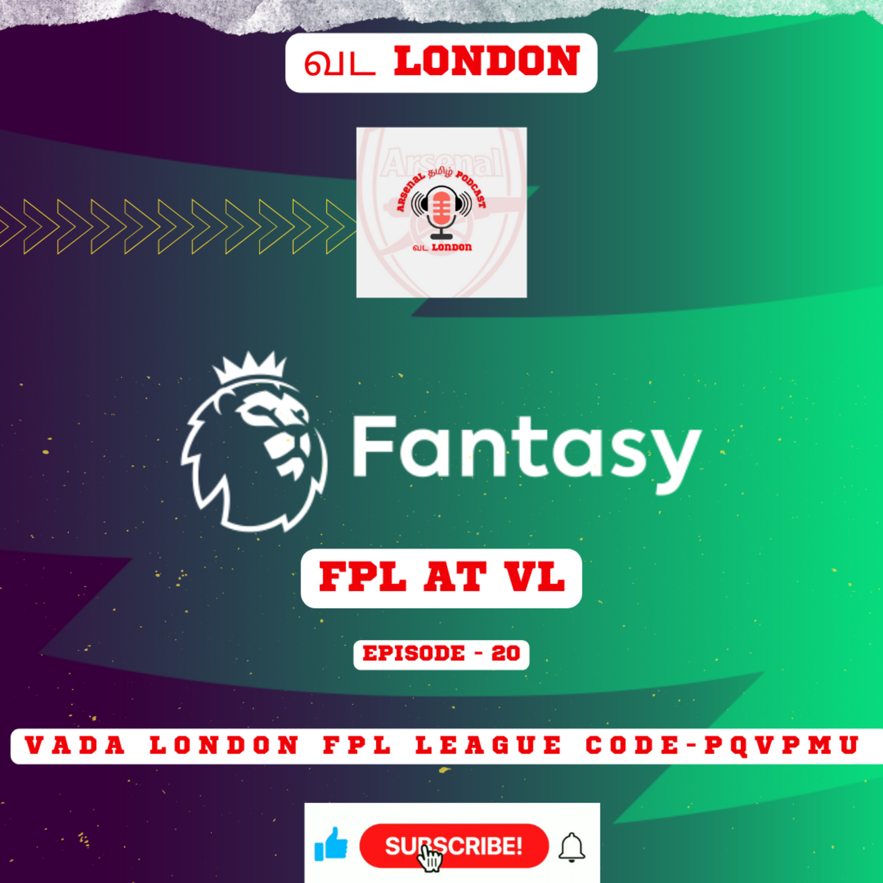 Vada London Arsenal Tamil Podcast