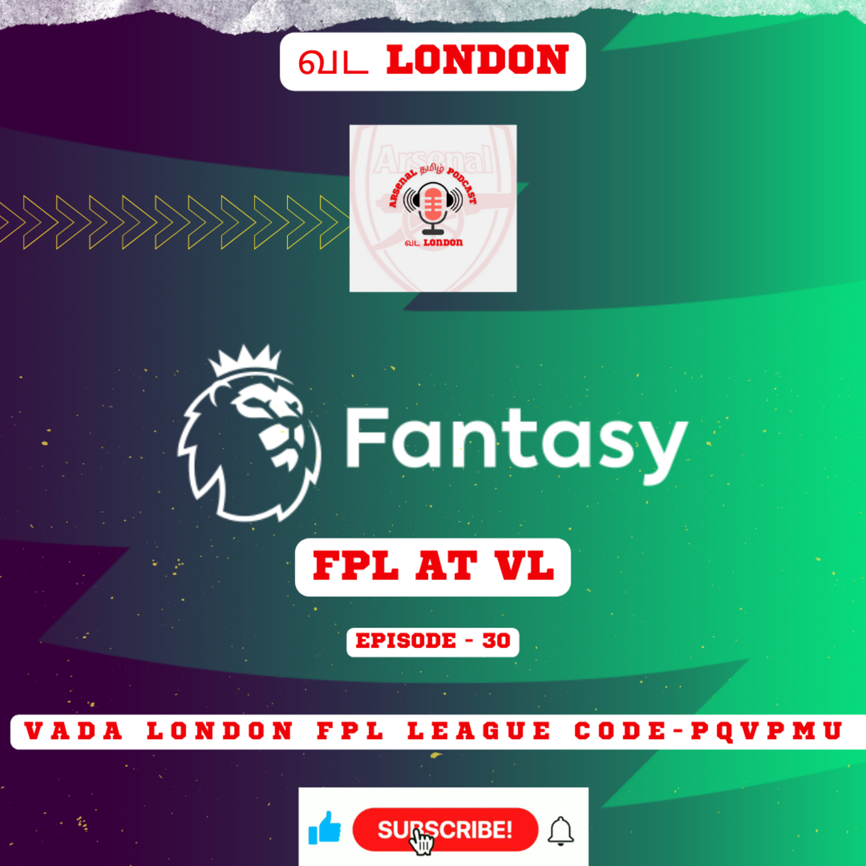 Vada London Arsenal Tamil Podcast