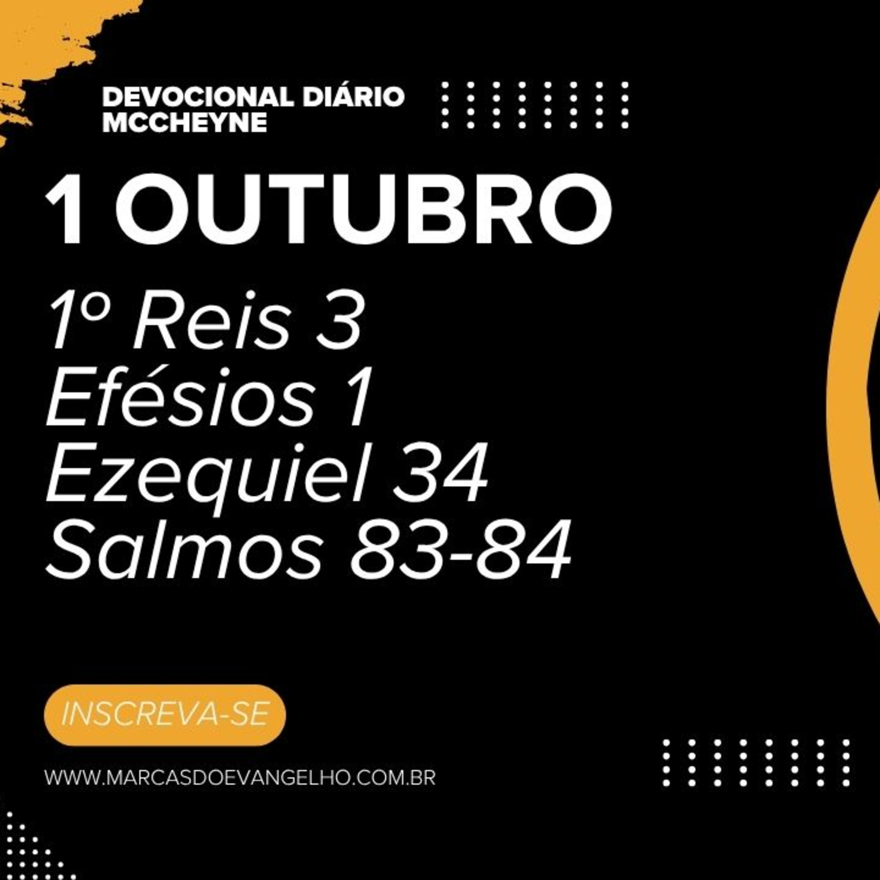 1 OUTUBRO - 1º Reis 3, Efésios 1, Ezequiel 34, Salmo 83-84 episode artwork